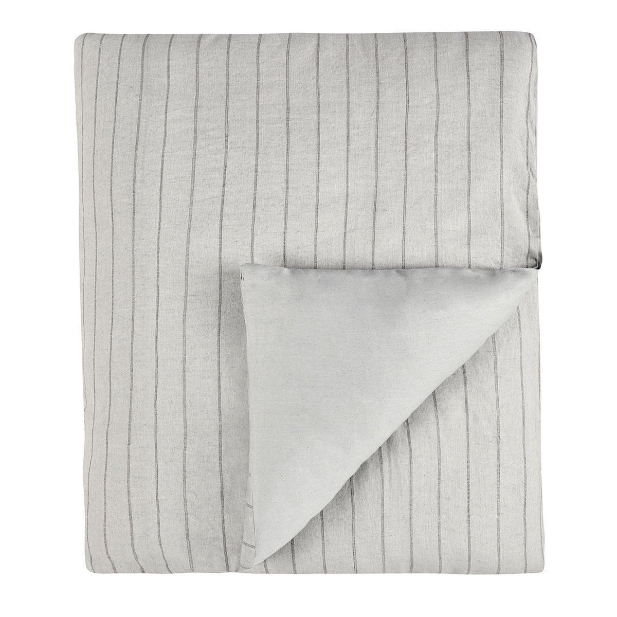 Pinstripe Gray KG Duvet 108x94