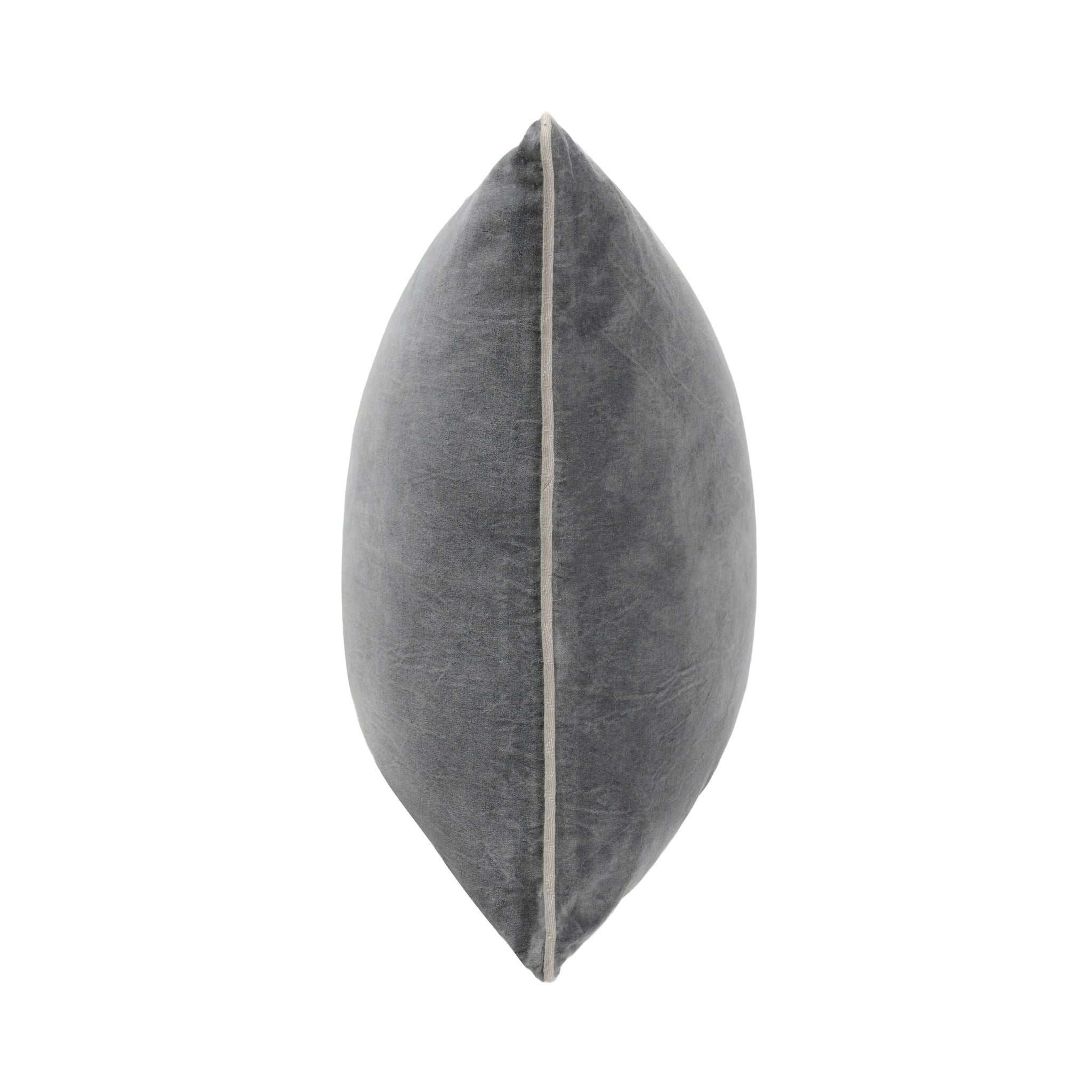 SLD Heirloom Velvet Multiple Sizes - Stone Gray - 18"x18"