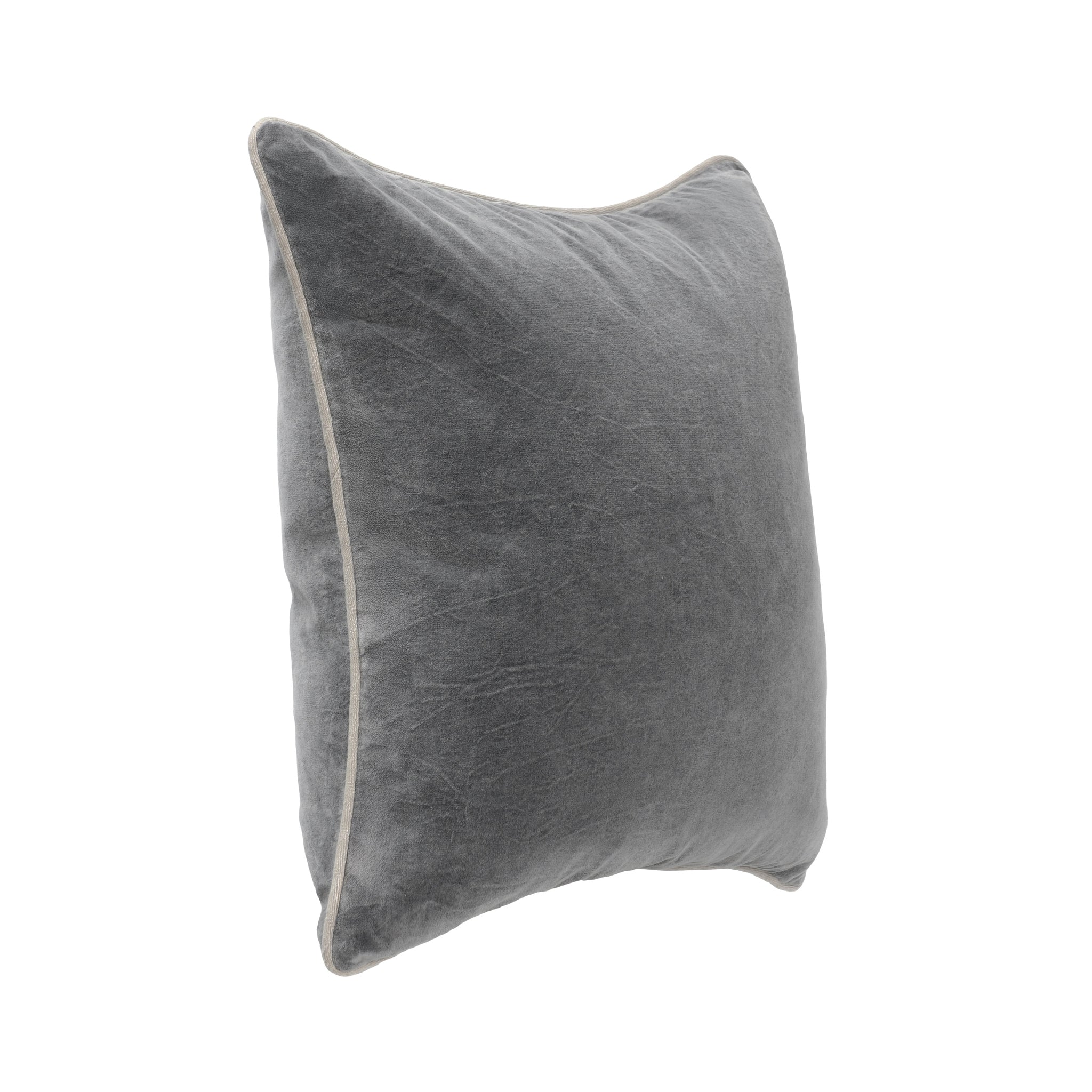 SLD Heirloom Velvet Multiple Sizes - Stone Gray - 18"x18"
