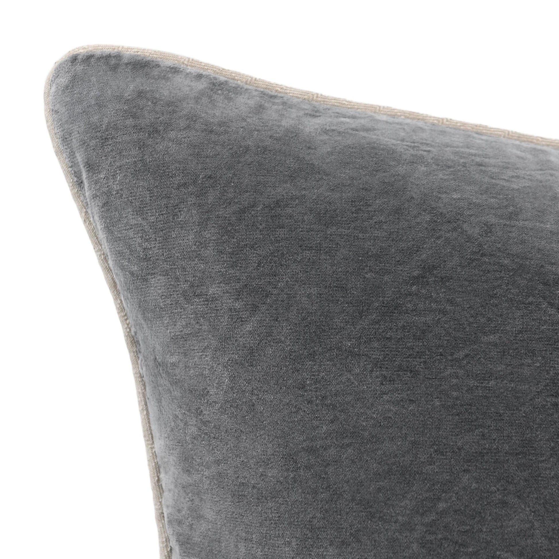 SLD Heirloom Velvet Multiple Sizes - Stone Gray - 18"x18"