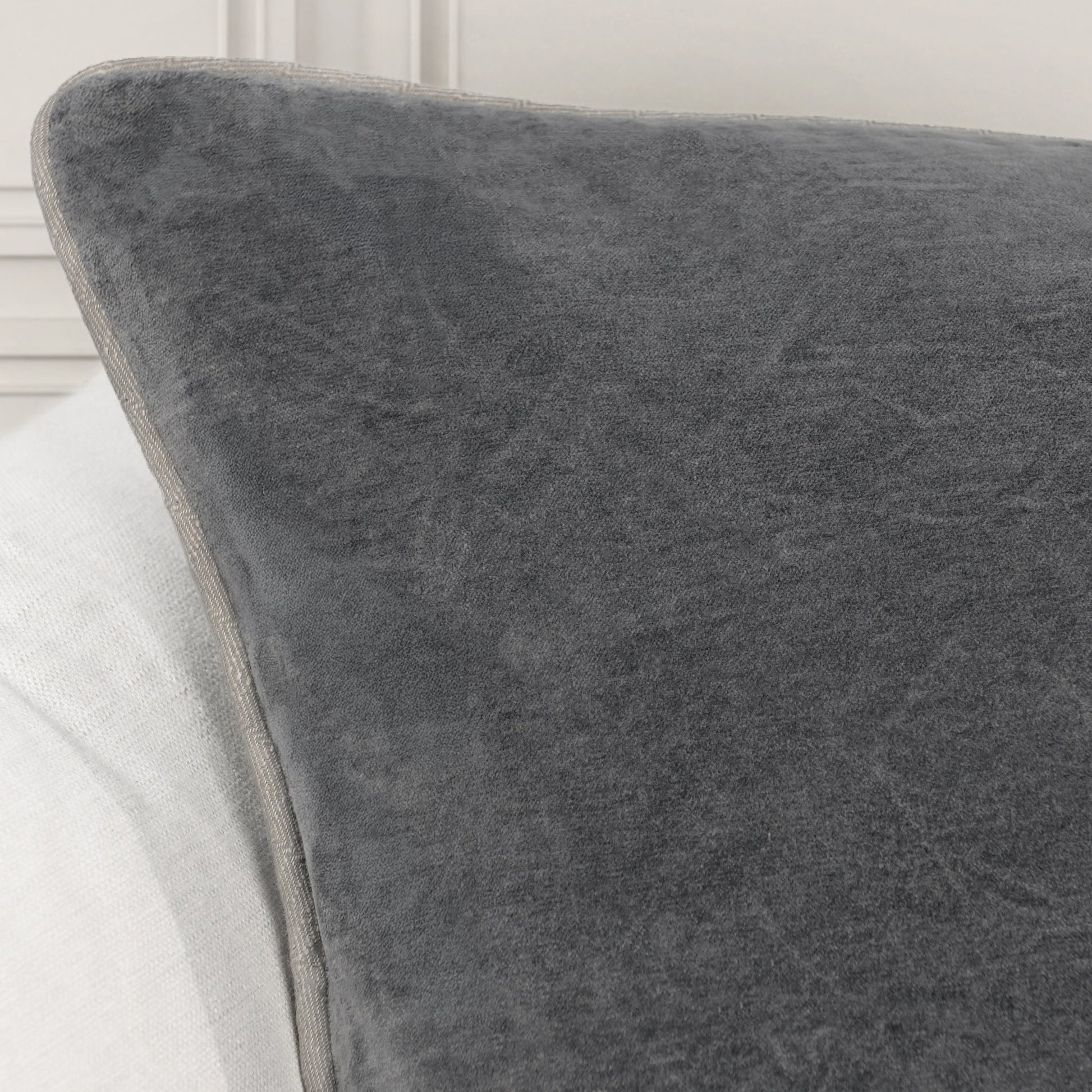 SLD Heirloom Velvet Multiple Sizes - Stone Gray - 18"x18"