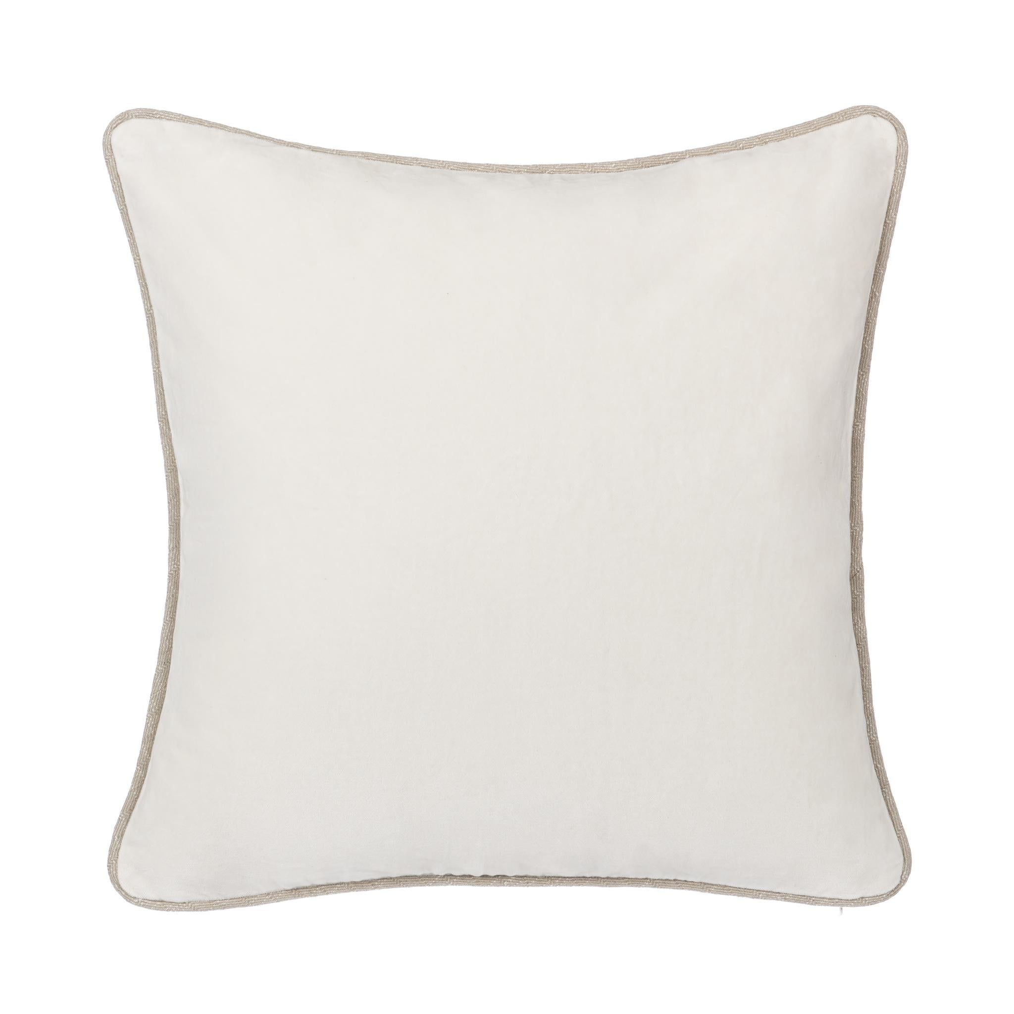 SLD Heirloom Velvet Multiple Sizes - Ivory - 18"x18"