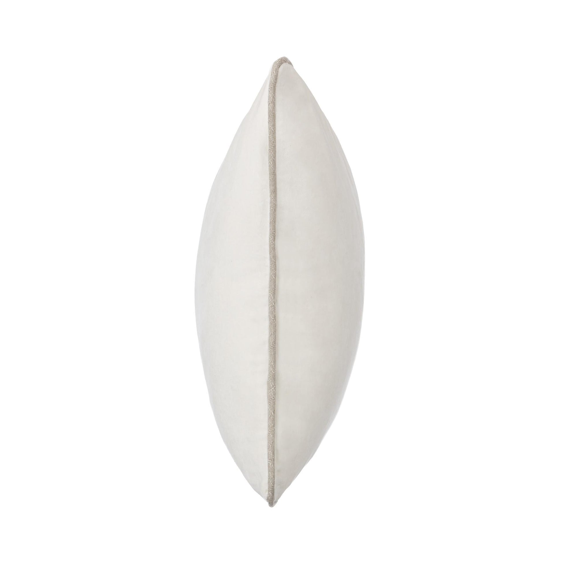 SLD Heirloom Velvet Multiple Sizes - Ivory - 18"x18"