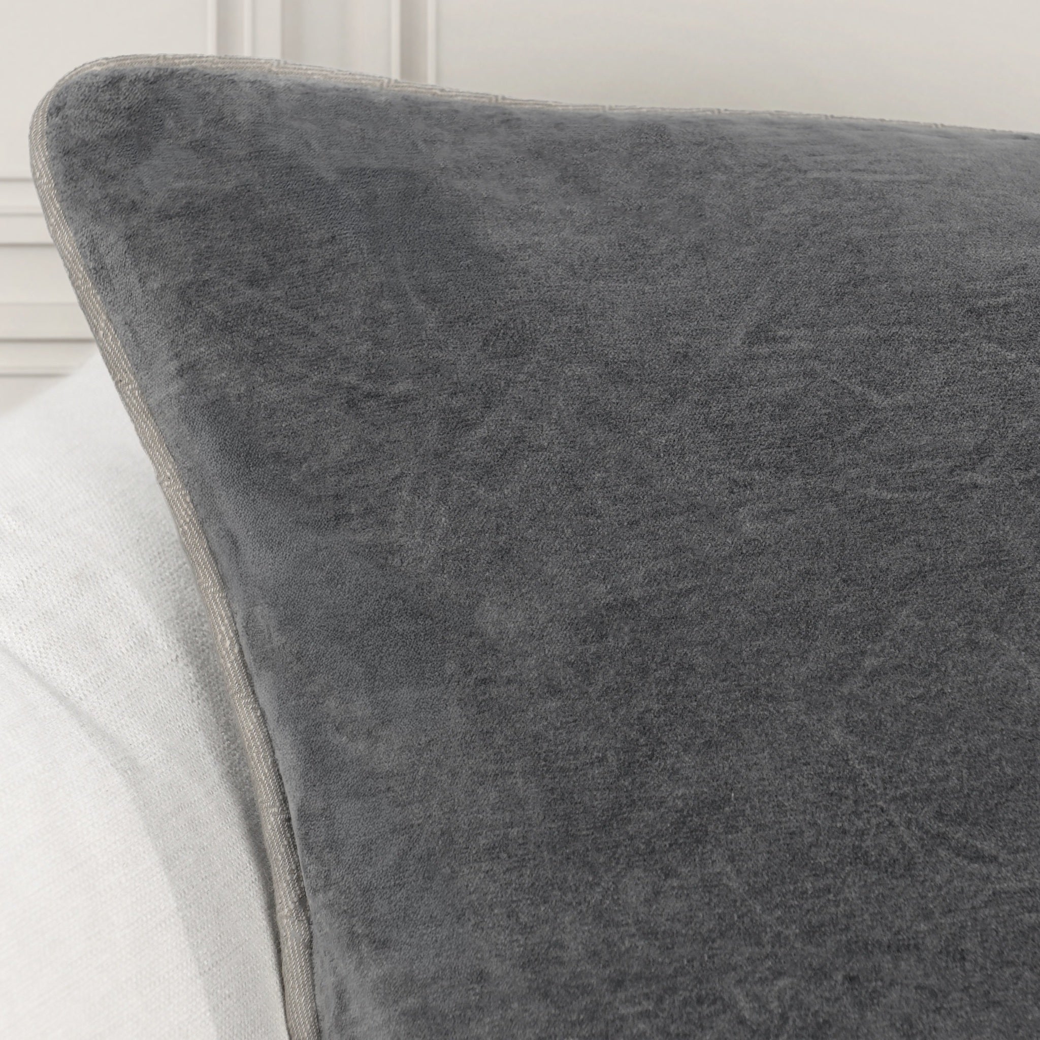 SLD Heirloom Velvet Multiple Sizes - Stone Gray - 18"x18"