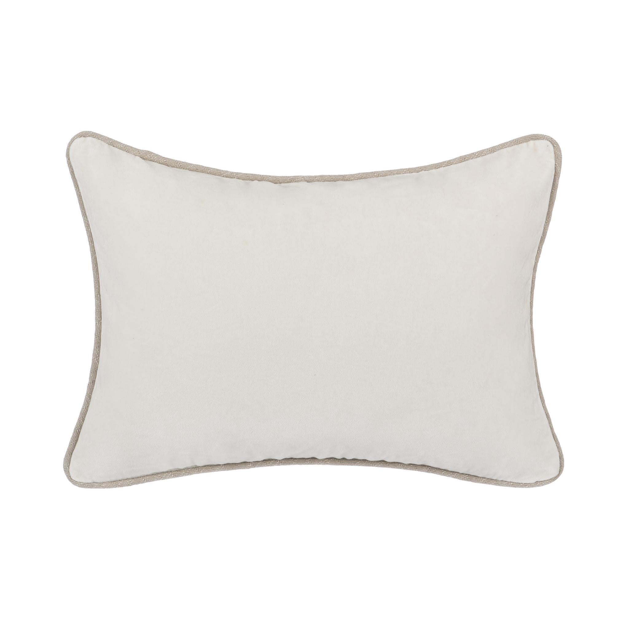 SLD Heirloom Velvet Multiple Sizes - Ivory - 18"x18"