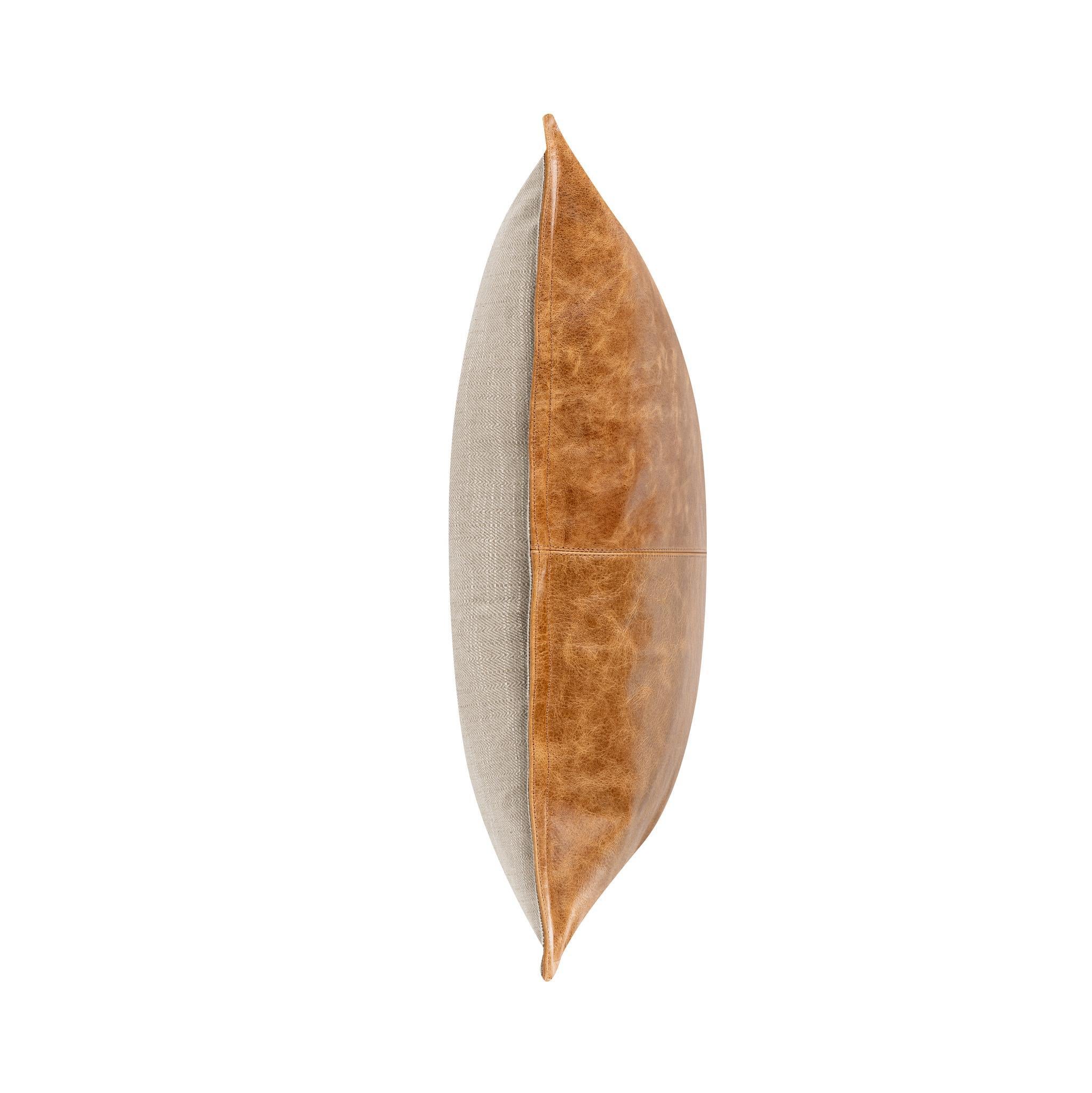 SLD Leather Multiple Sizes - Dumont Chestnut - 22"x22"