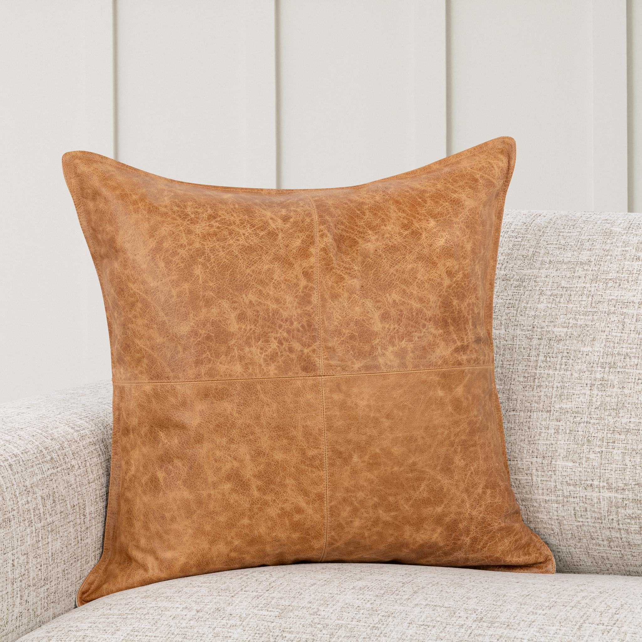 SLD Leather Multiple Sizes - Dumont Chestnut - 22"x22"