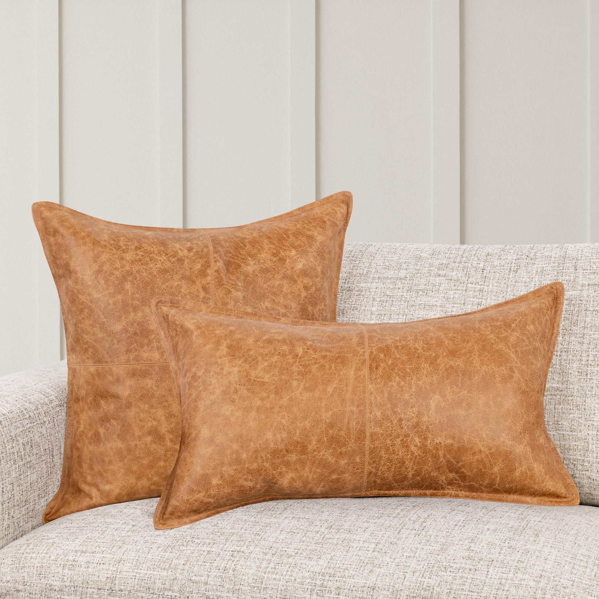 SLD Leather Multiple Sizes - Dumont Chestnut - 22"x22"