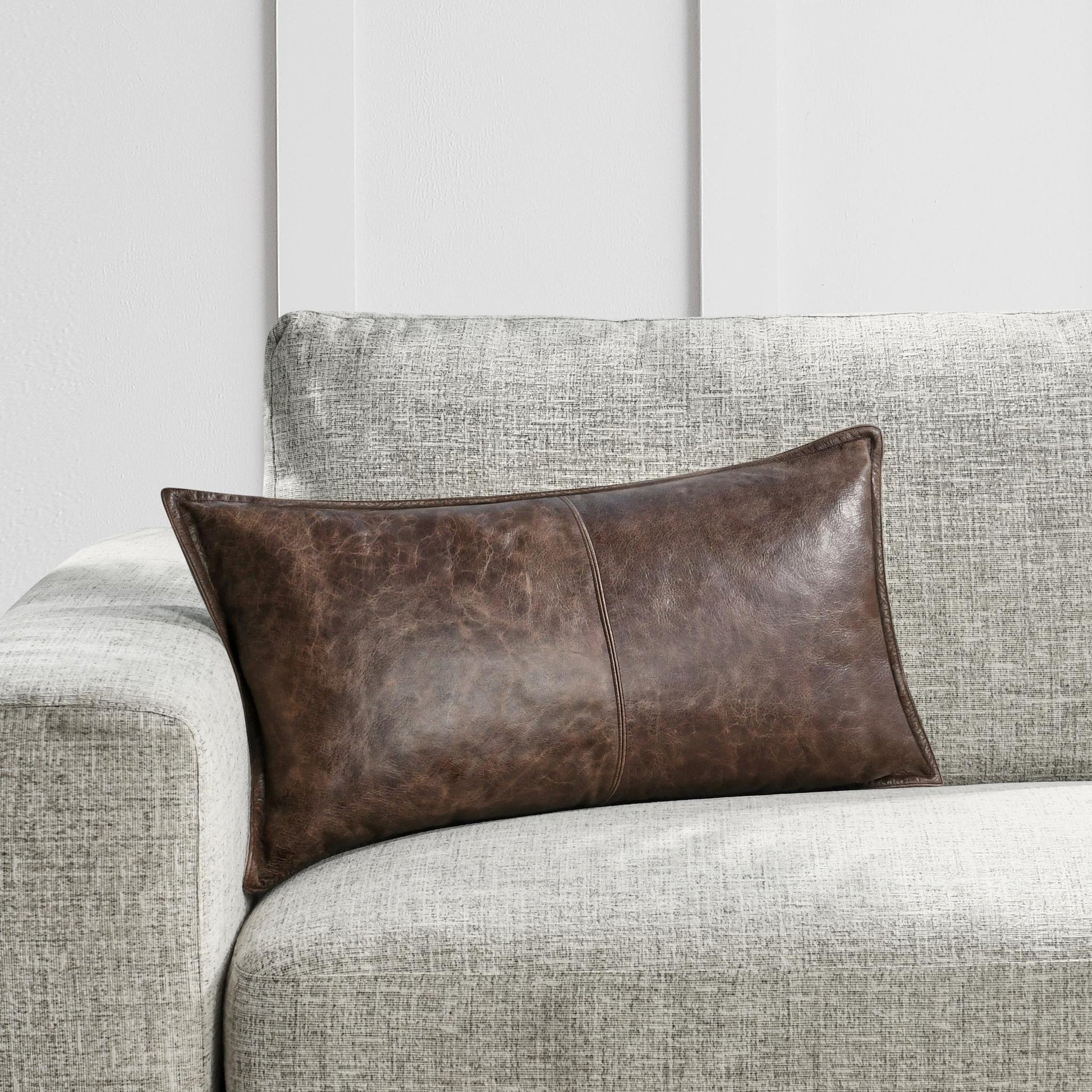SLD Leather Multiple Sizes - Parsons Cocoa - 22"x22"