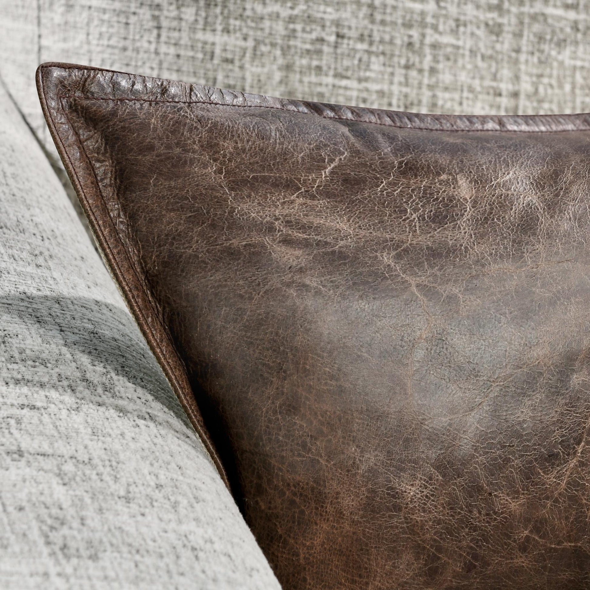 SLD Leather Multiple Sizes - Parsons Cocoa - 22"x22"