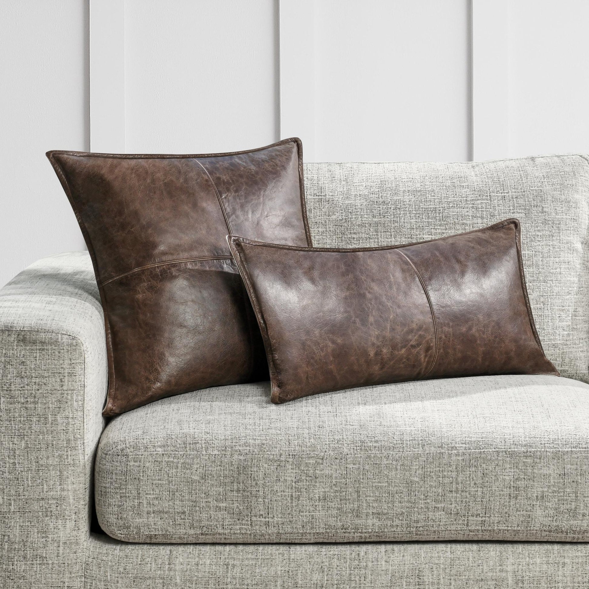 SLD Leather Multiple Sizes - Parsons Cocoa - 22"x22"