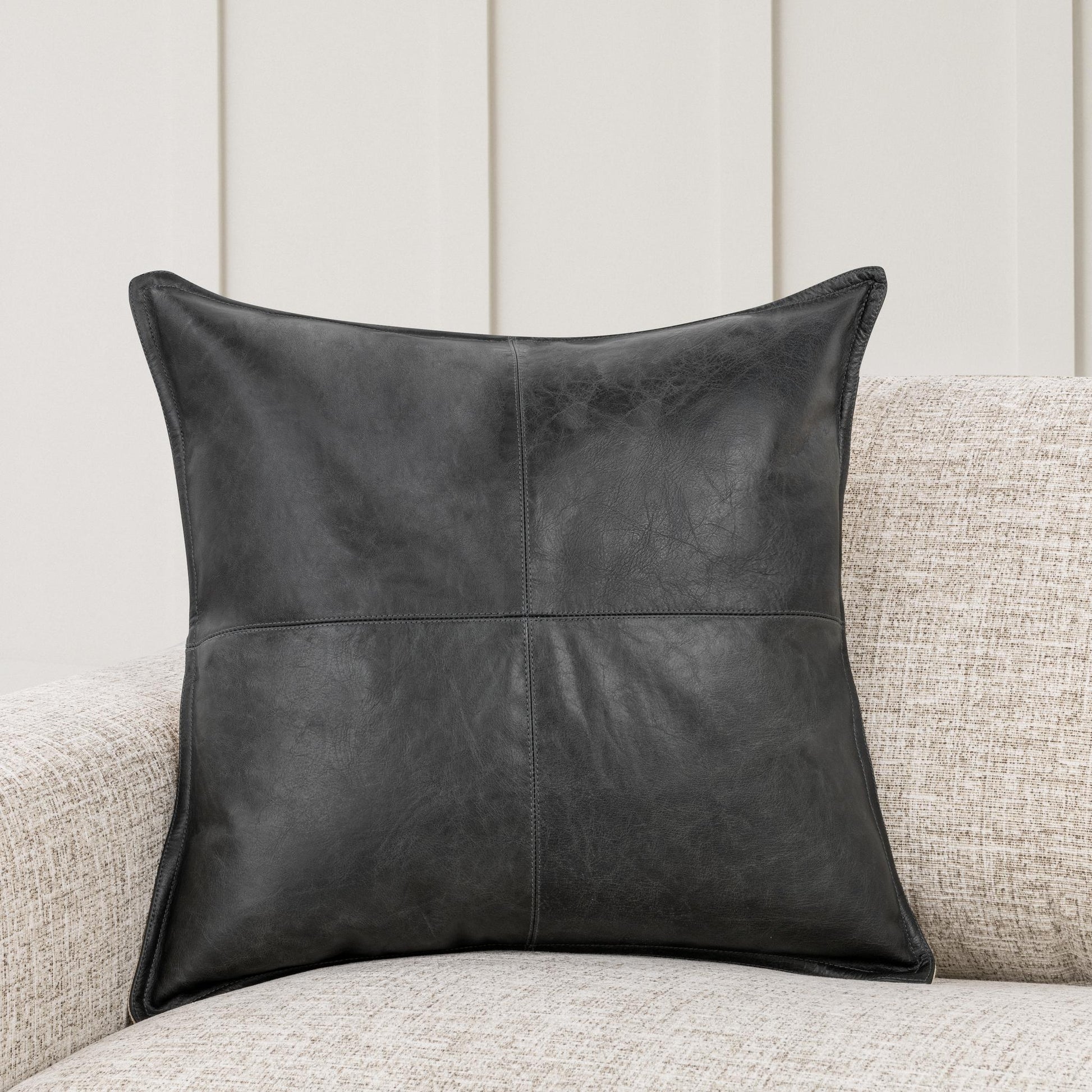 SLD Leather Multiple Sizes - Dexter Onyx - 22"x22"