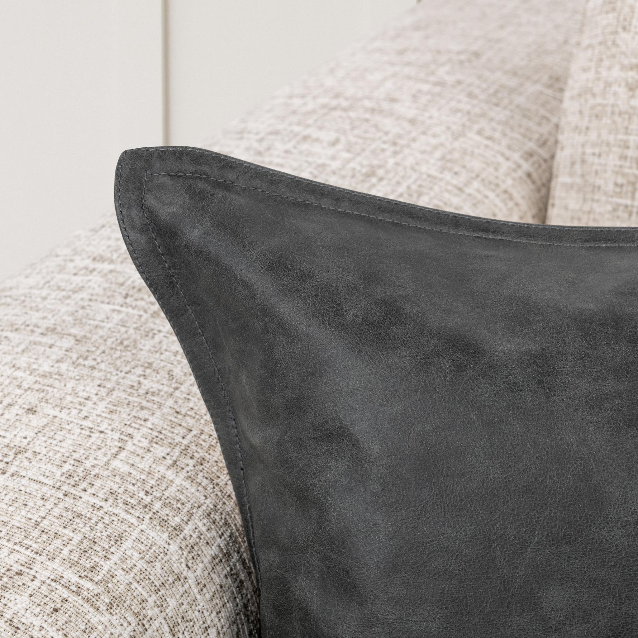 SLD Leather Multiple Sizes - Dexter Onyx - 22"x22"