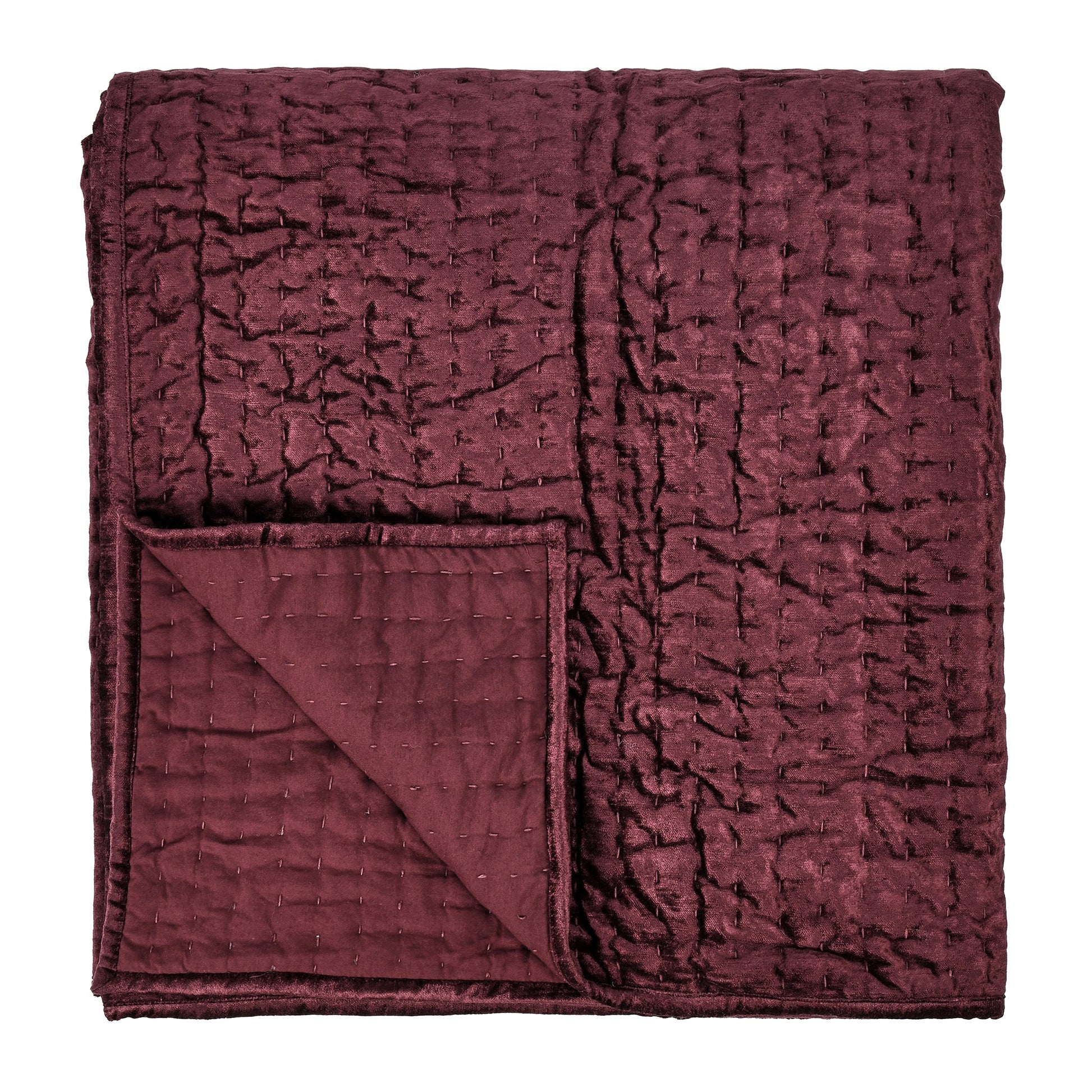 Bari Velvet Quilt Collection - Port - King / Quilt