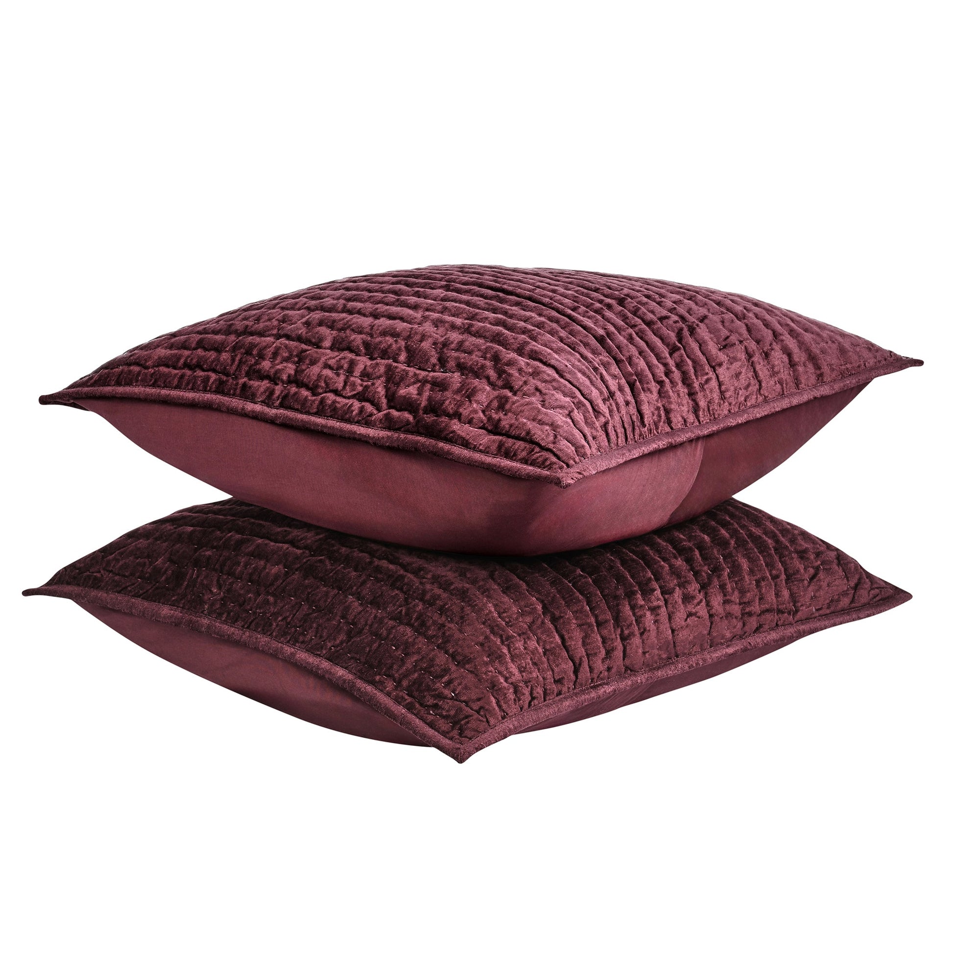 Bari Velvet Quilt Collection - Port - King / Quilt