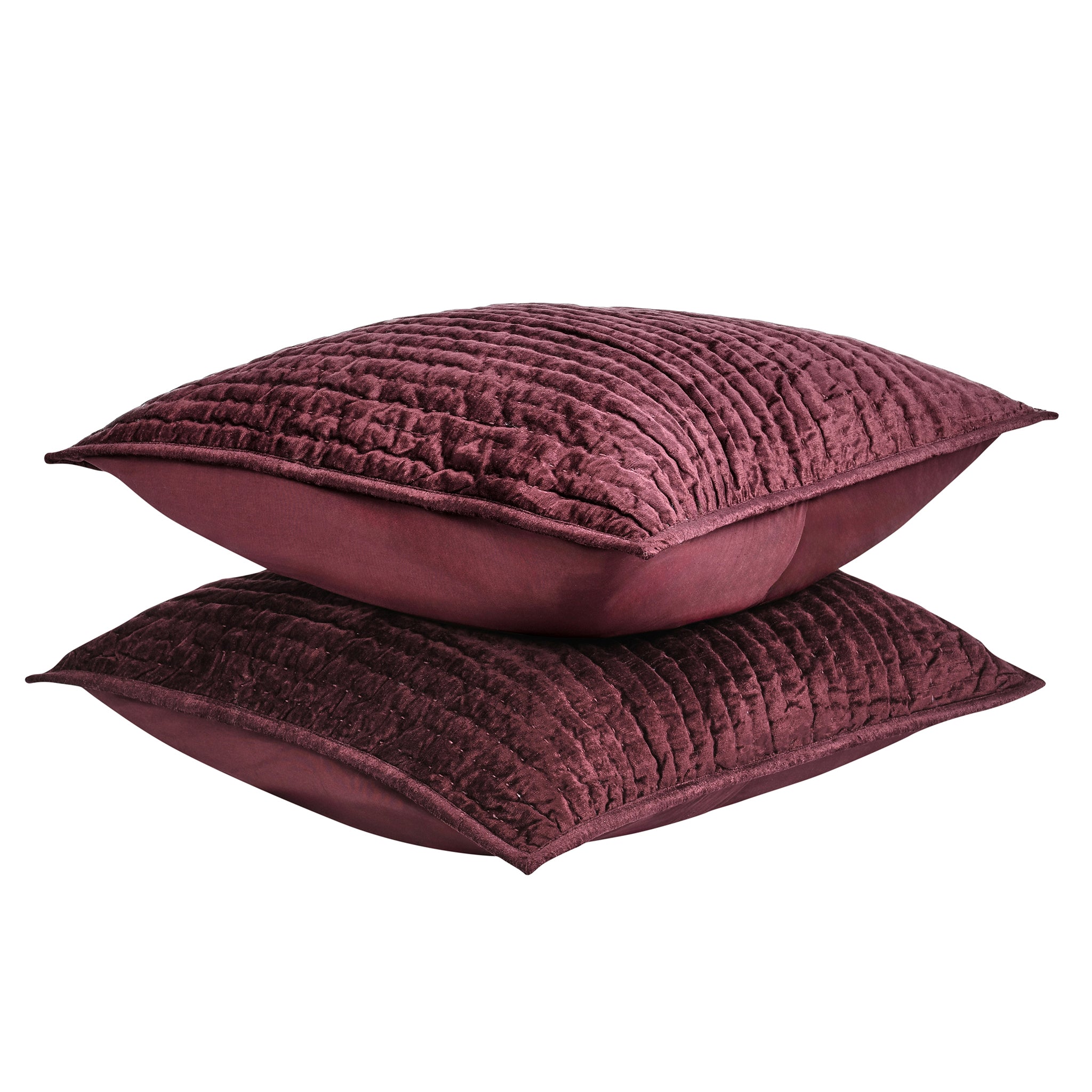 Bari Velvet Quilt Collection - Port - King / Quilt