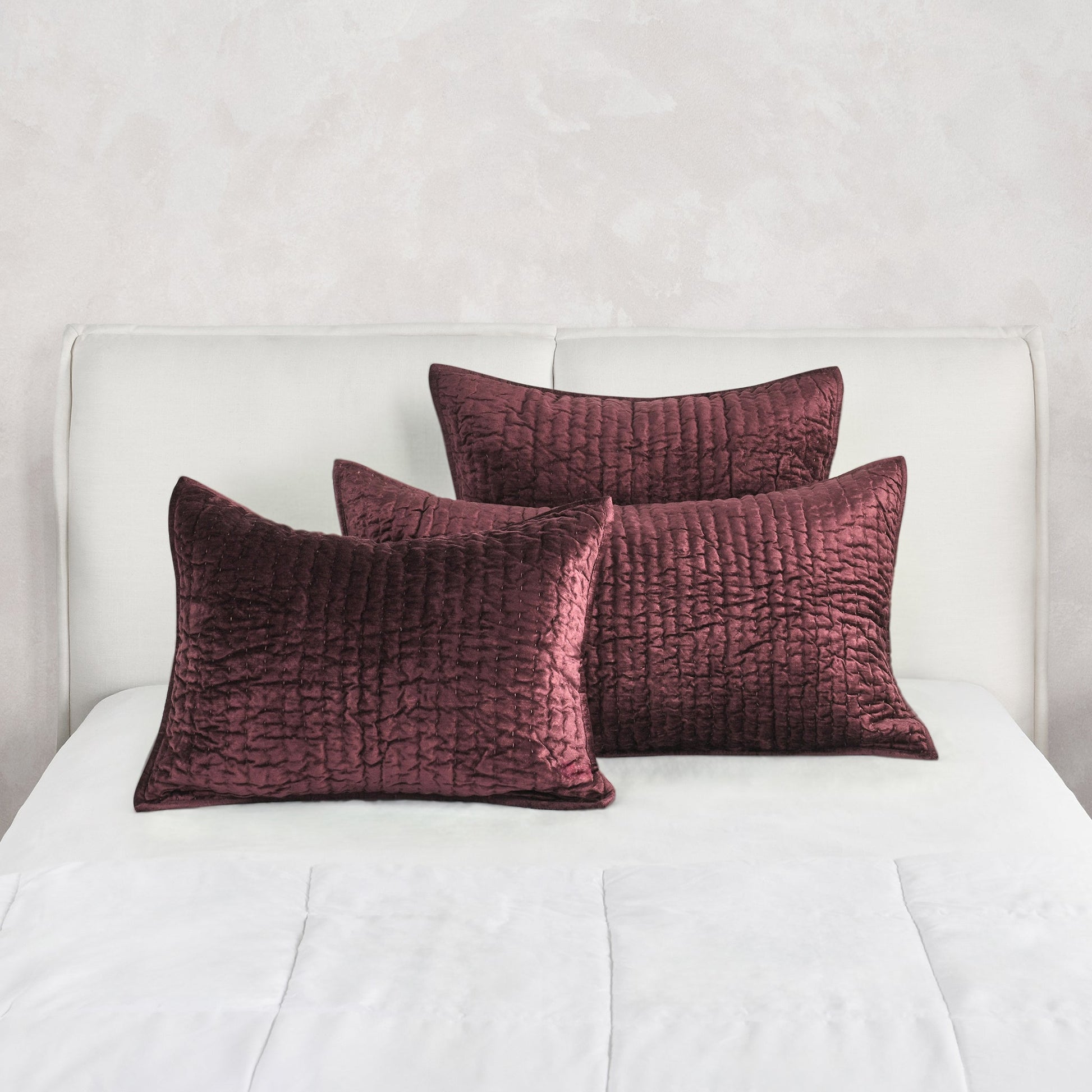 Bari Velvet Quilt Collection - Port - King / Quilt