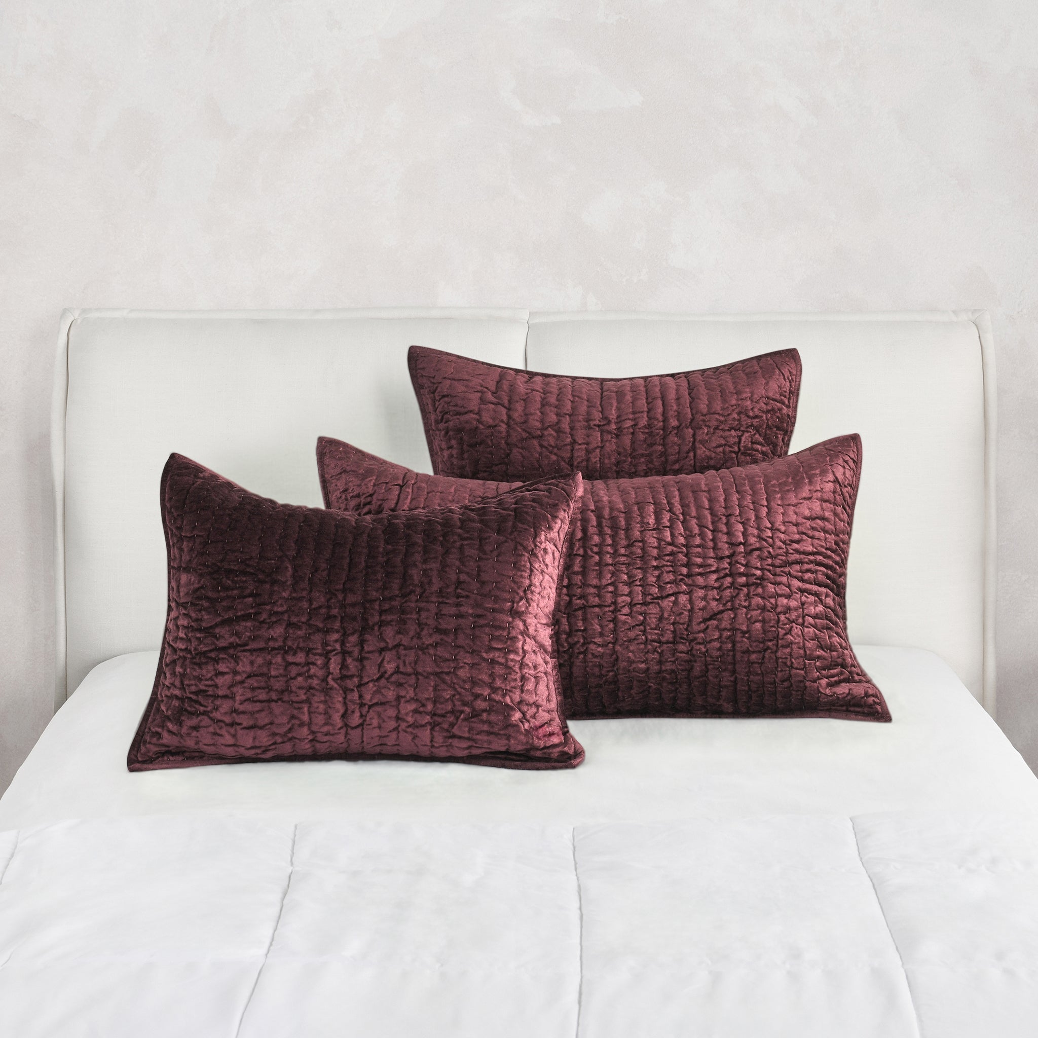 Bari Velvet Quilt Collection - Port - King / Quilt