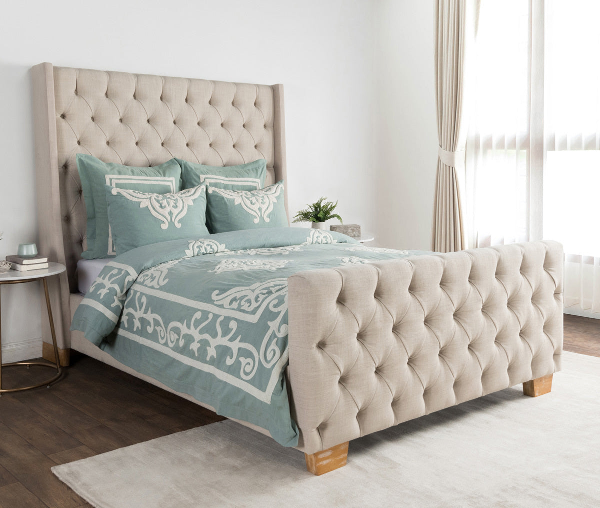 Patrina Duvet Collection - Blue Surf - King / Duvet
