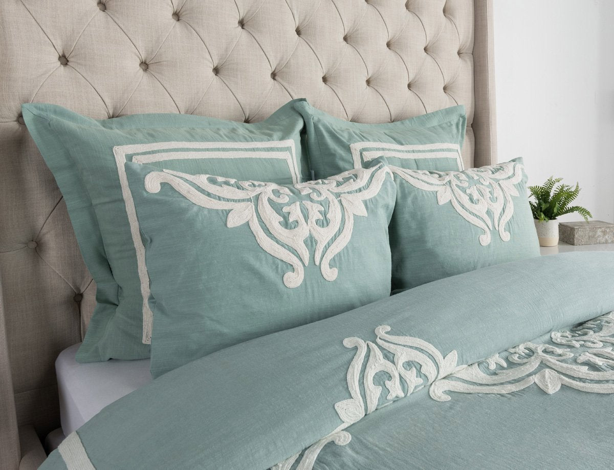 Patrina Duvet Collection - Blue Surf - King / Duvet