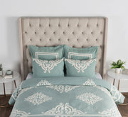 Patrina Duvet Collection - Blue Surf - King / Duvet