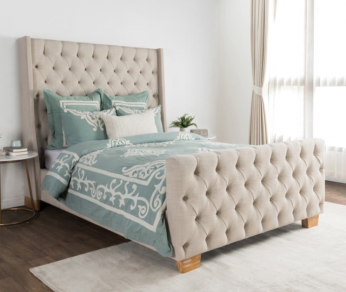 Patrina Duvet Collection - Blue Surf - King / Duvet