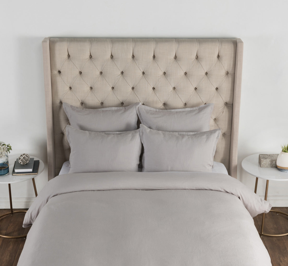 Arcadia Duvet Cover - Dove Gray - King / Set