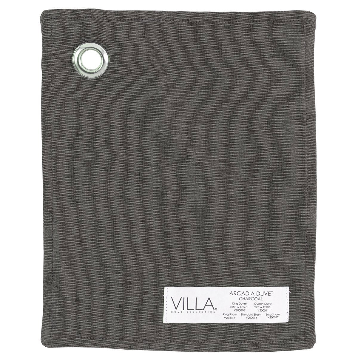 Arcadia Duvet Cover - Charcoal - King / Duvet