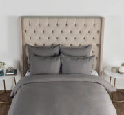 Arcadia Duvet Cover - Charcoal - King / Duvet