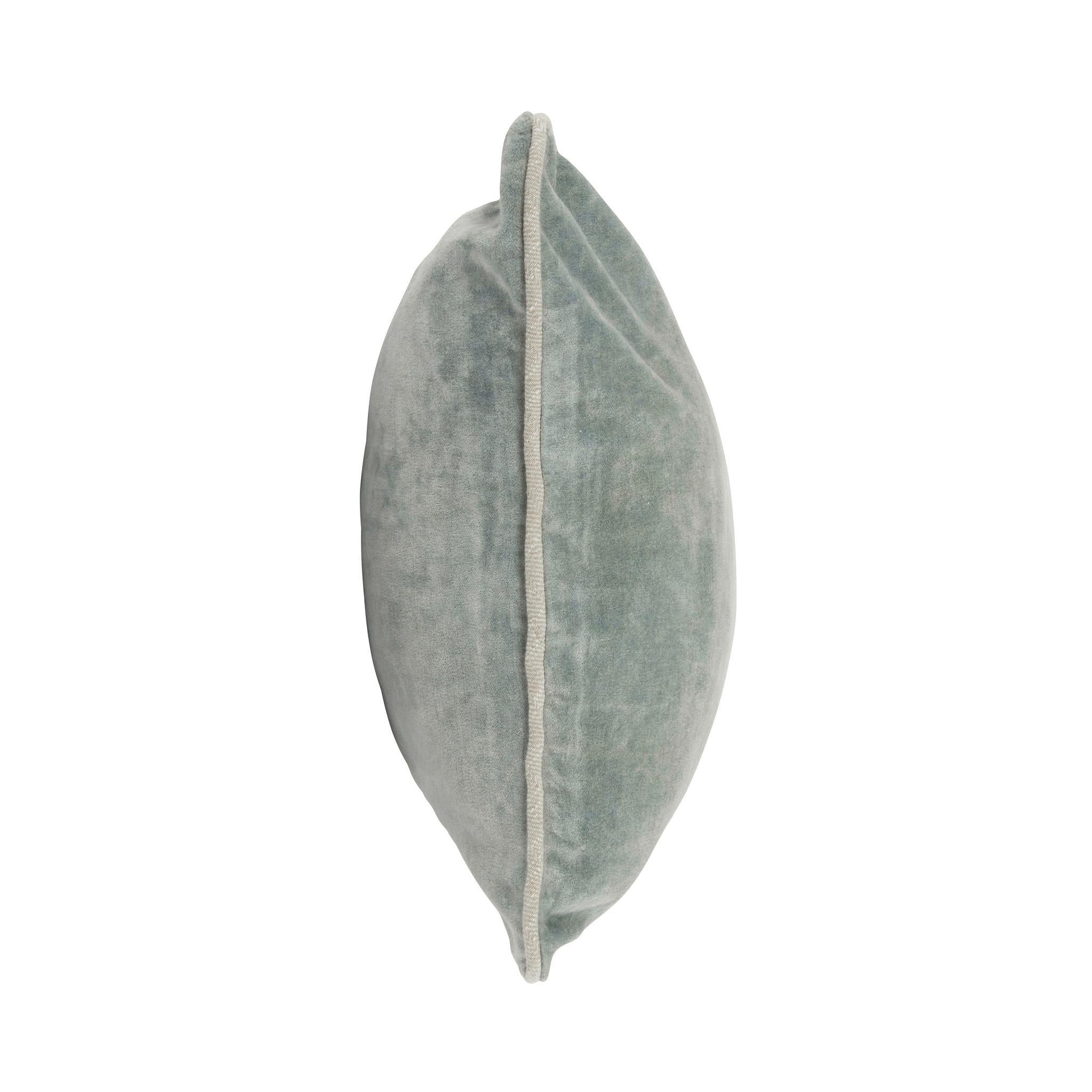 SLD Heirloom Velvet Multiple Sizes - Bay Green - 18"x18"
