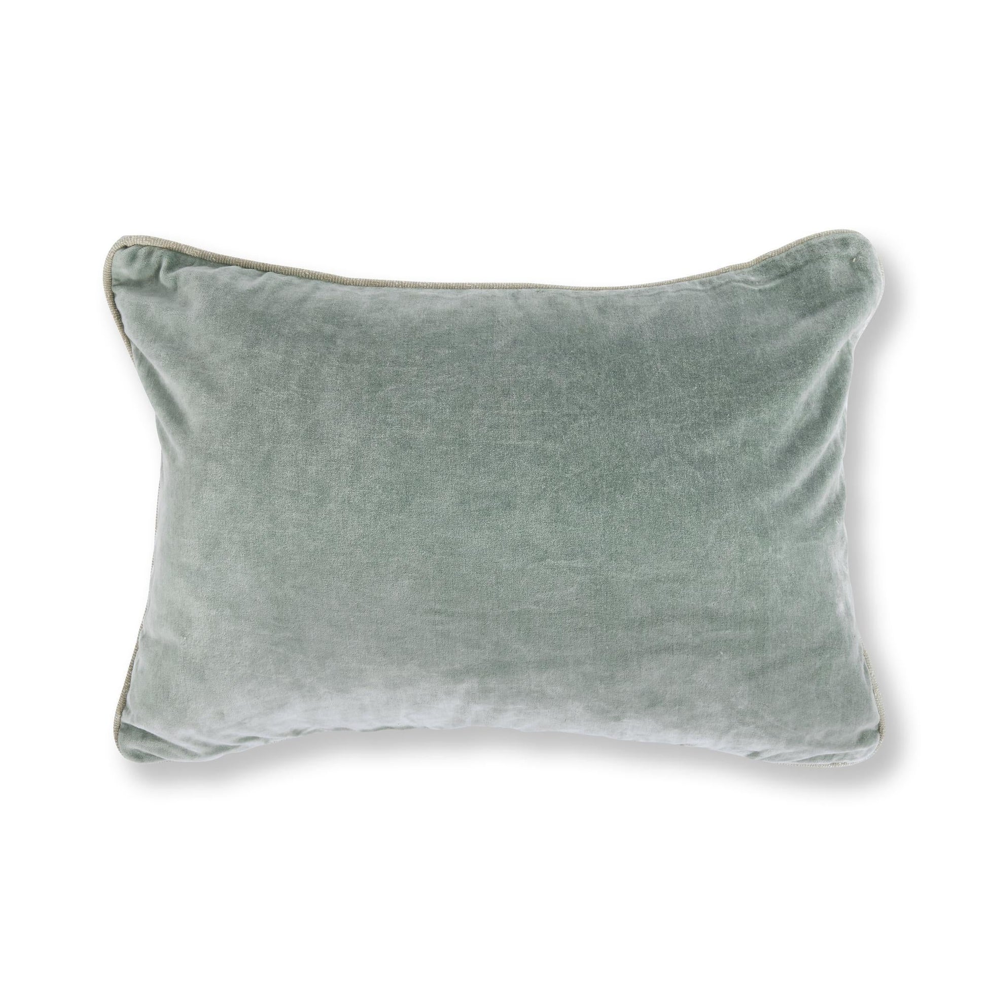 SLD Heirloom Velvet Multiple Sizes - Bay Green - 18"x18"