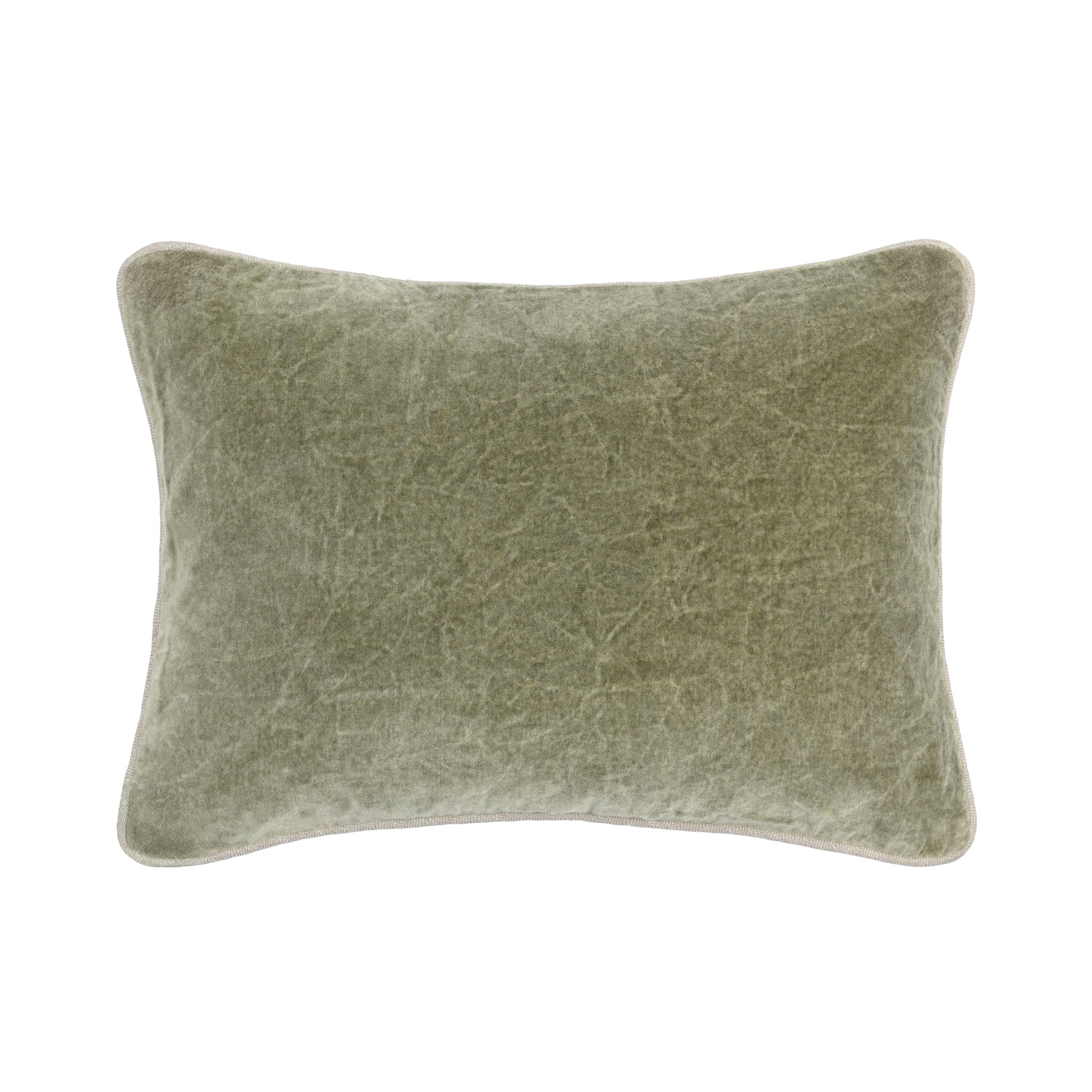 SLD Heirloom Velvet Multiple Sizes - Moss - 18"x18"