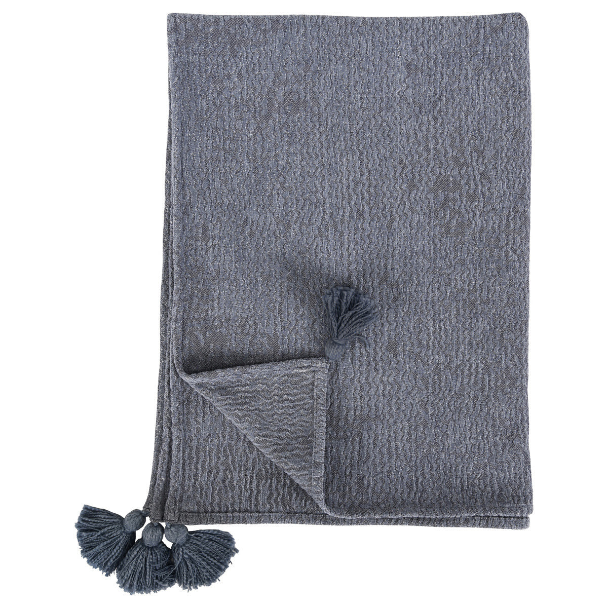TC Carmela Saltwater Blue Throw