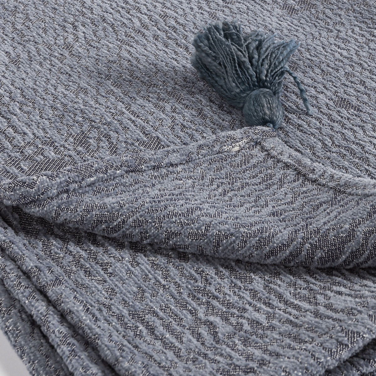 TC Carmela Saltwater Blue Throw