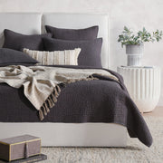 Danica Quilt - Charcoal - Queen / Set