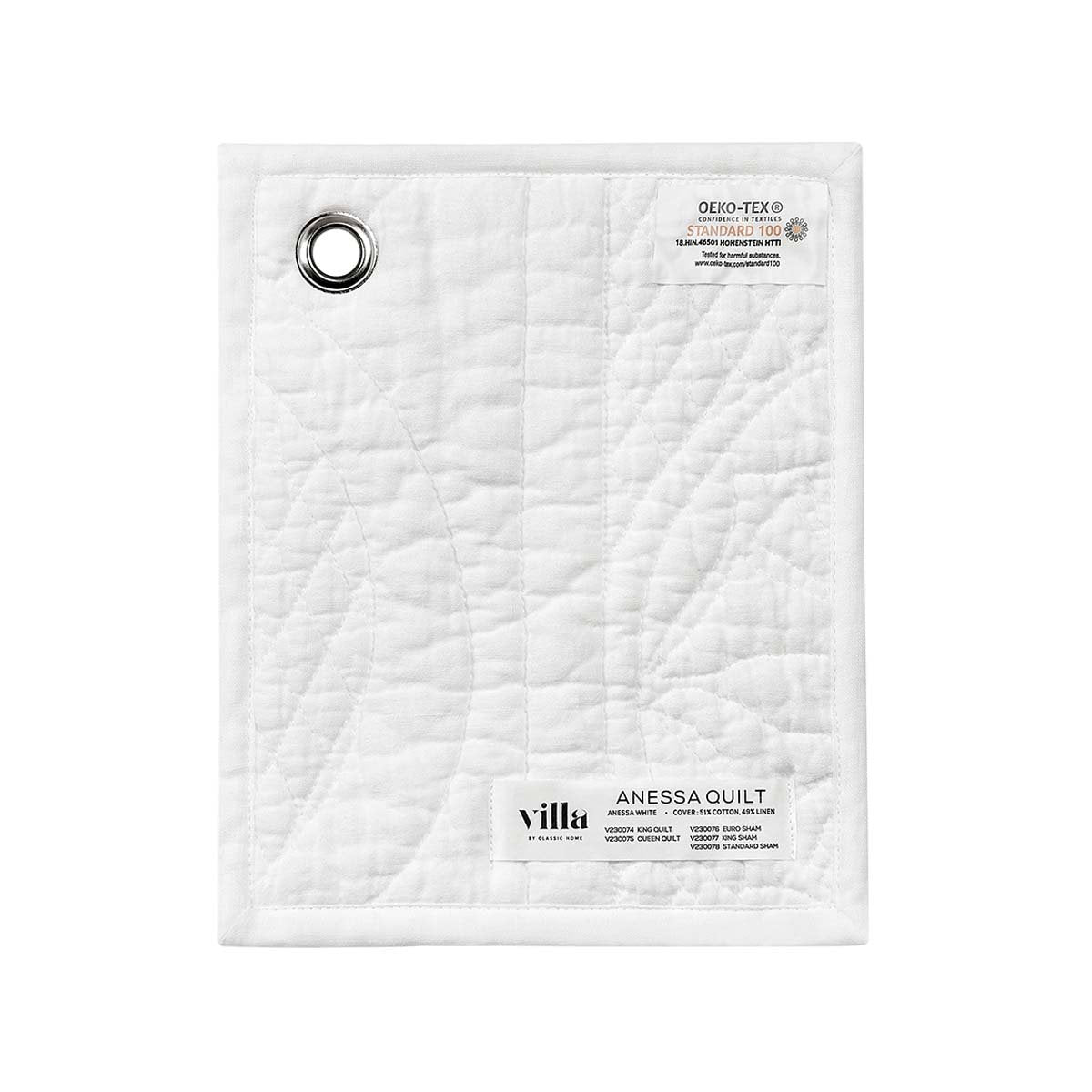 Anessa Quilt Collection - White - King / Set