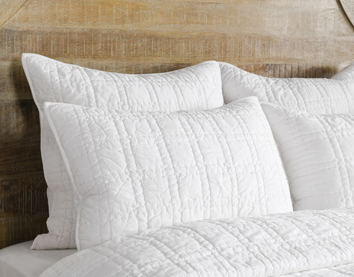 Carly Quilt Collection - White - King / Set