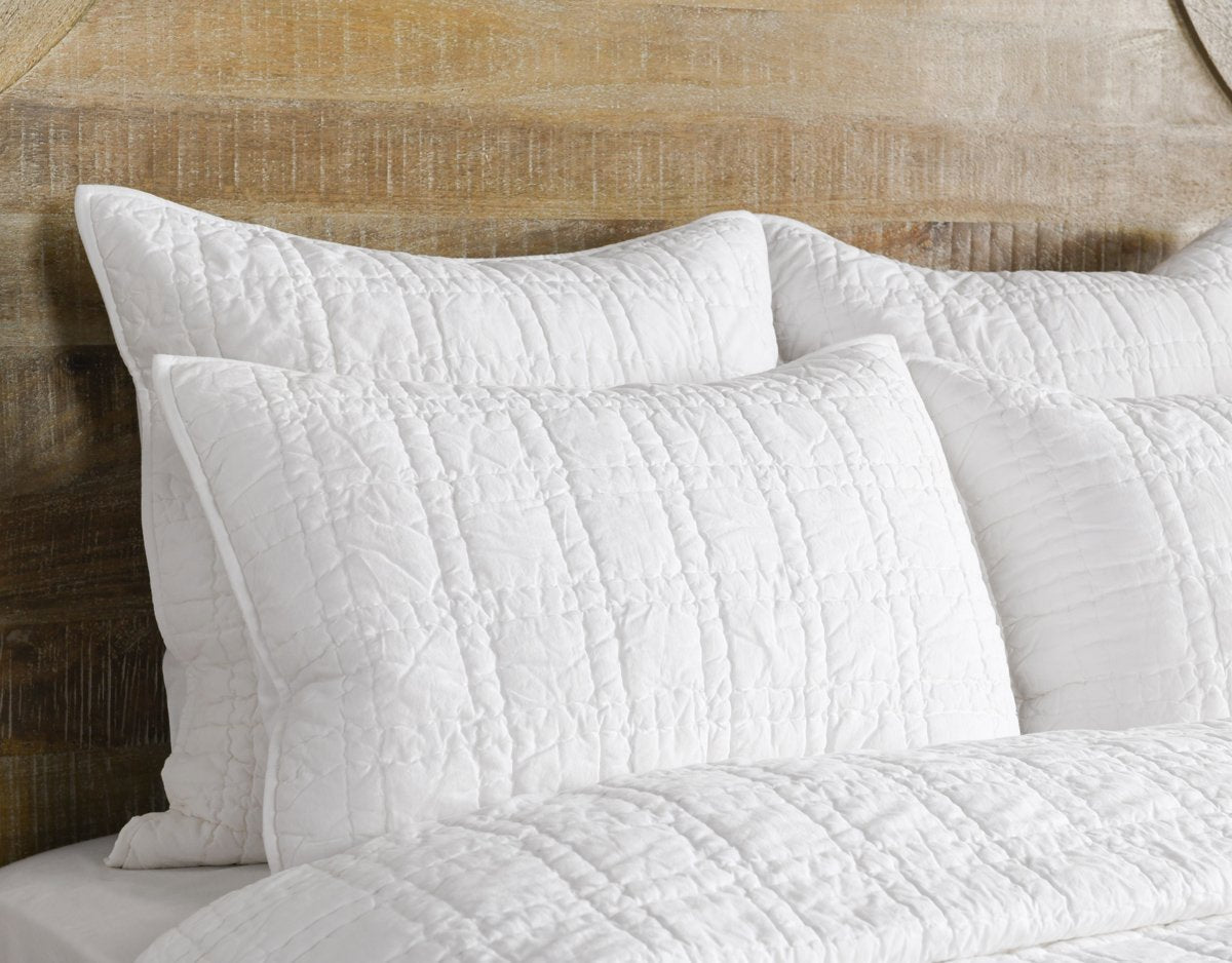Carly Quilt Collection - White - King / Set