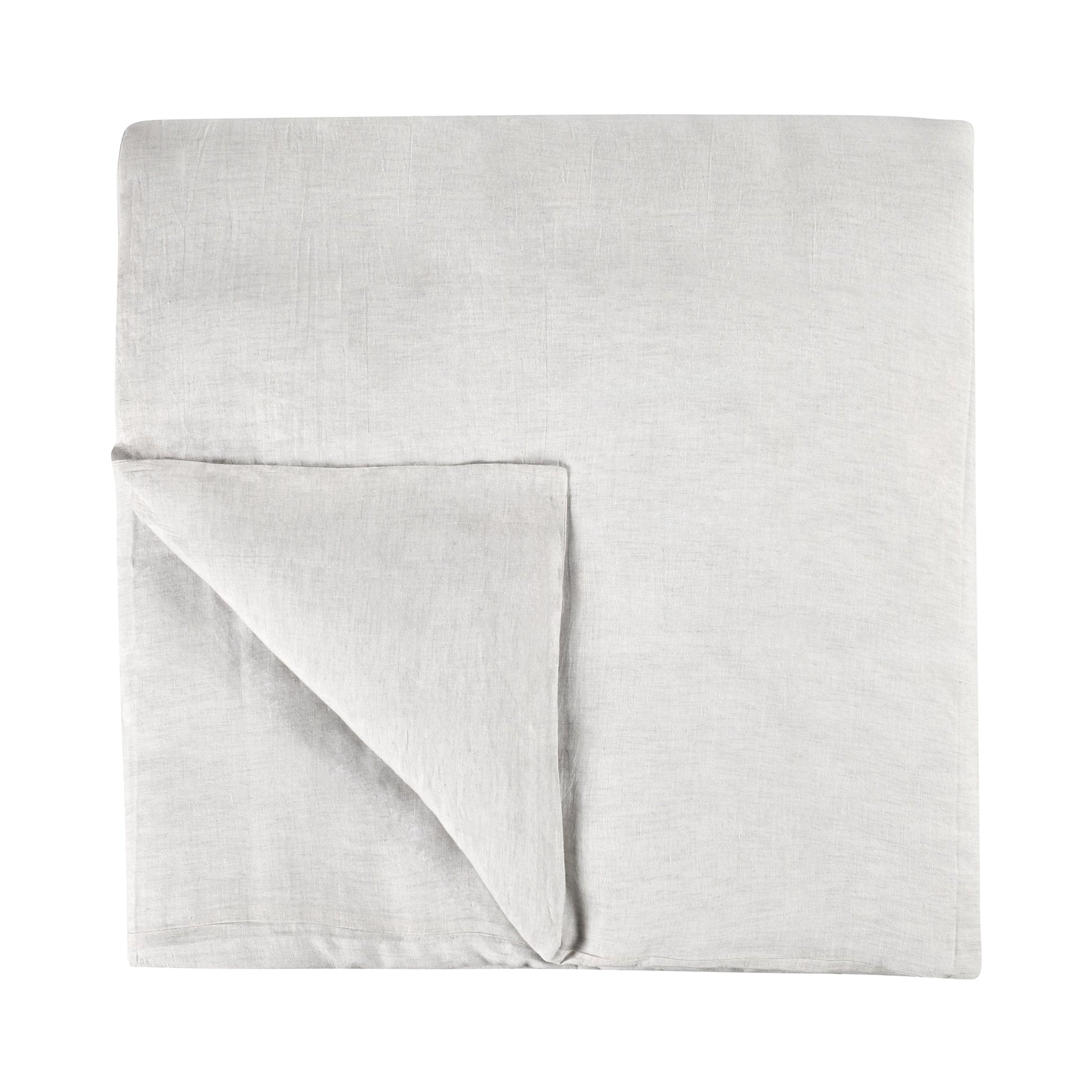 Jayson Linen Cashmere Duvet Collection - Quartz White - King / Set