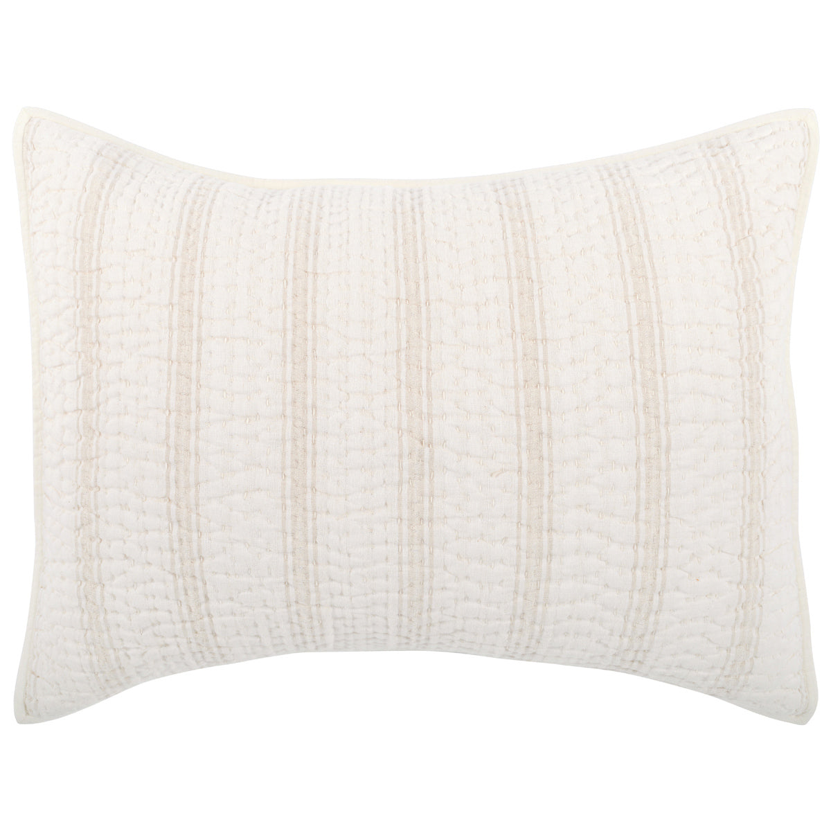 Abram Quilt Collection - Eggshell - King / Set