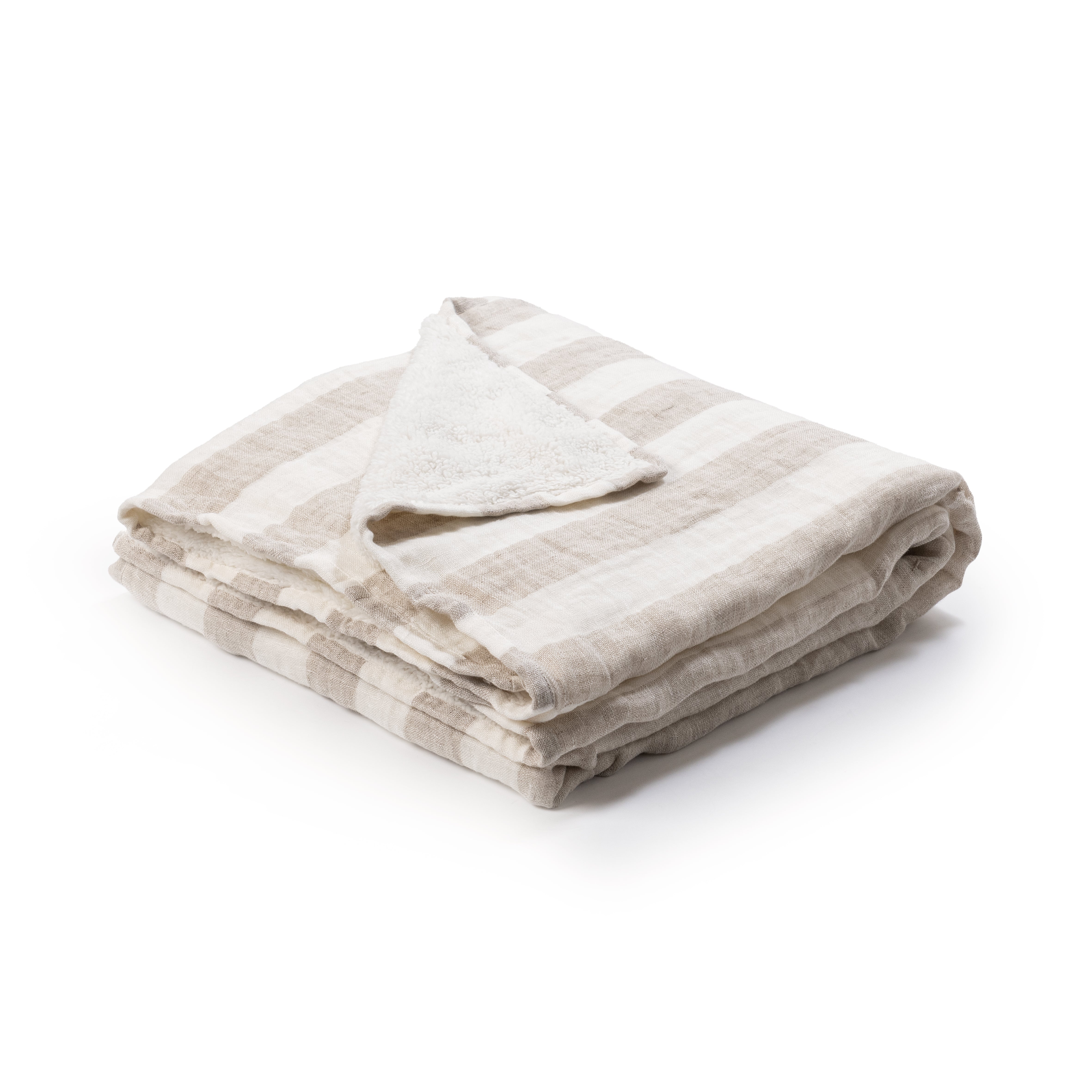 TC Atwater 50x70 Throw - Ivory/Natural
