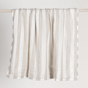TC Atwater 50x70 Throw - Ivory/Natural