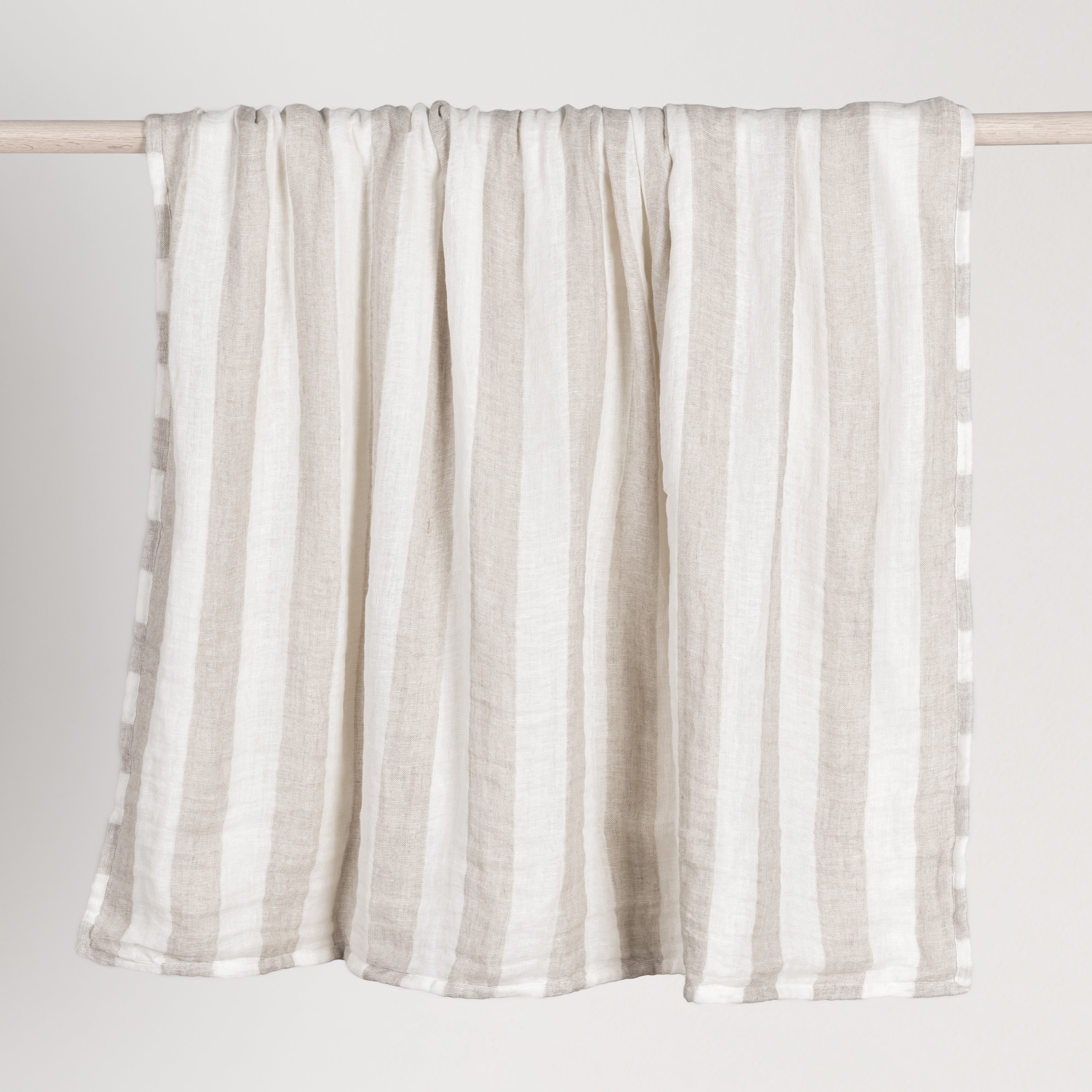 TC Atwater 50x70 Throw - Ivory/Natural