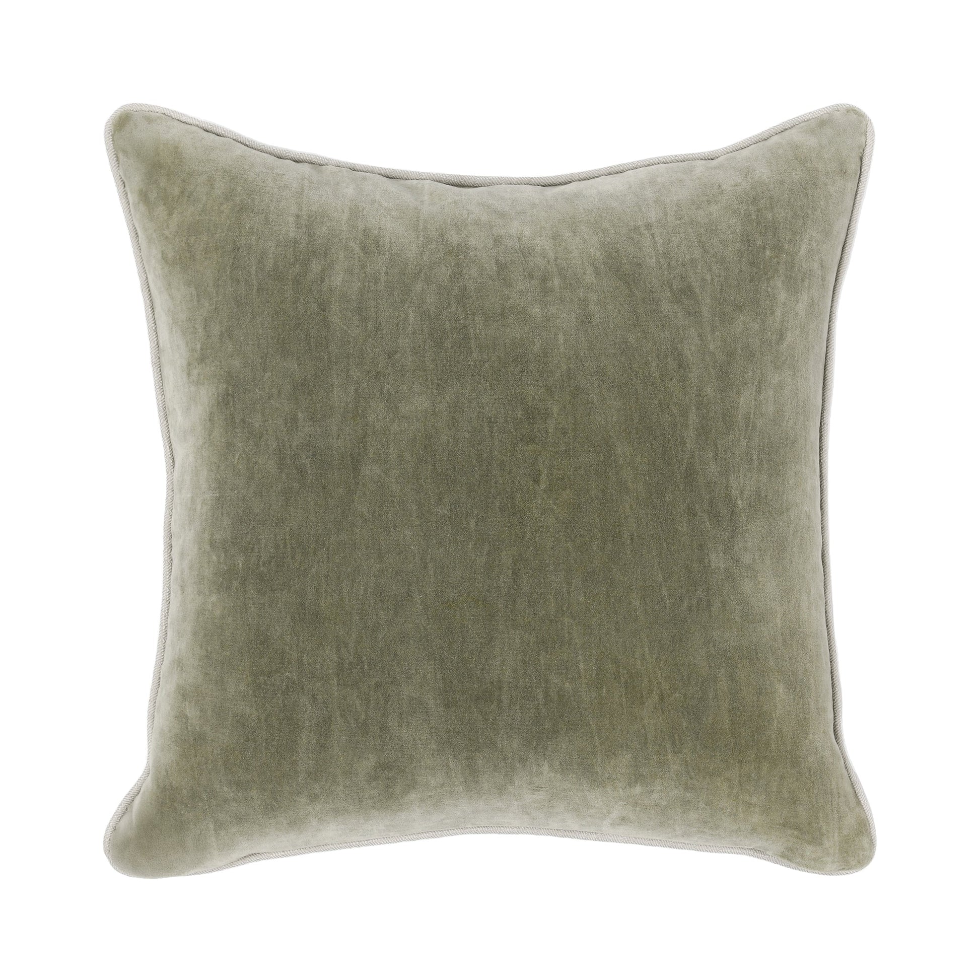 SLD Heirloom Velvet Multiple Sizes - Moss - 18"x18"