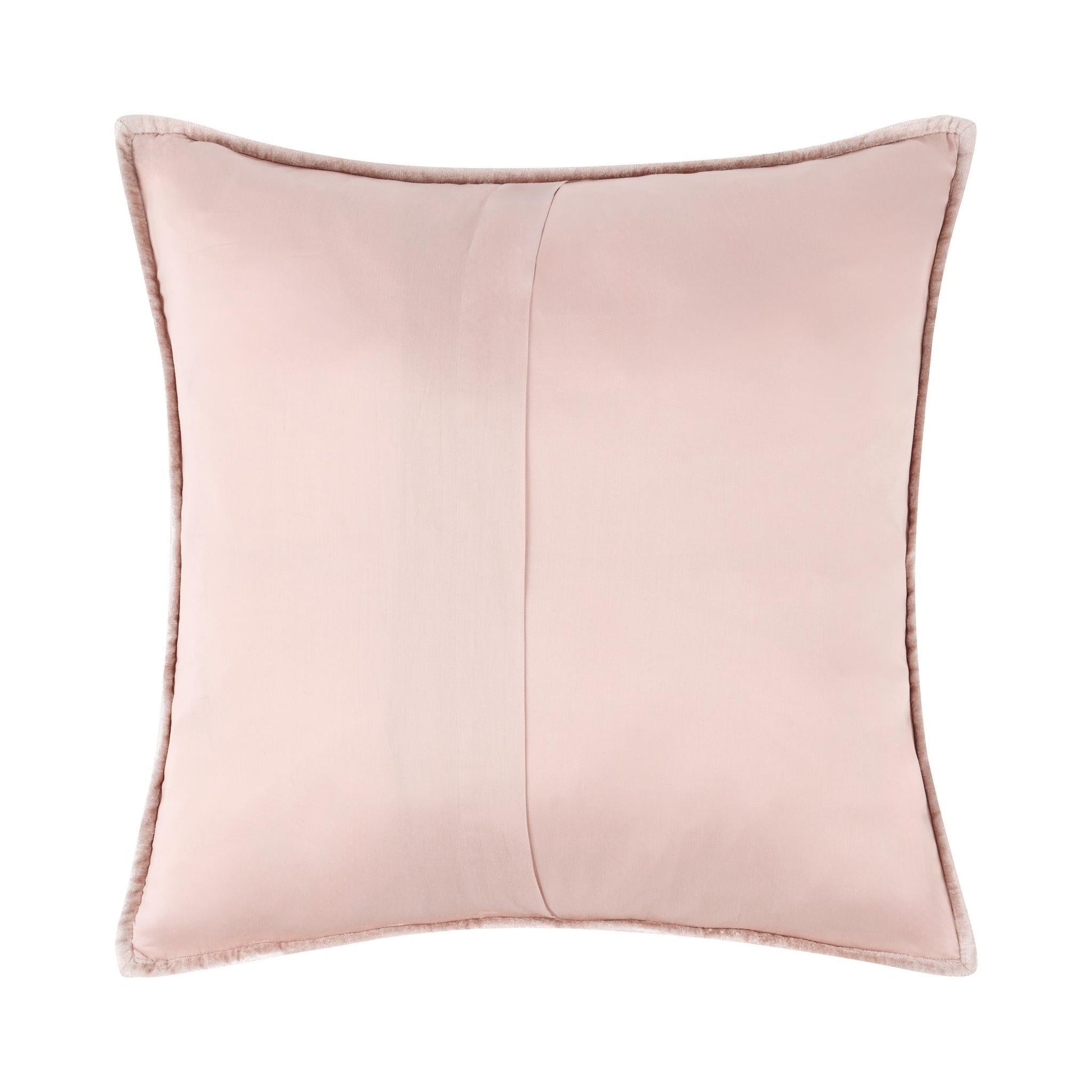 Bari Velvet Quilt Collection - Bliss Pink - King / Set