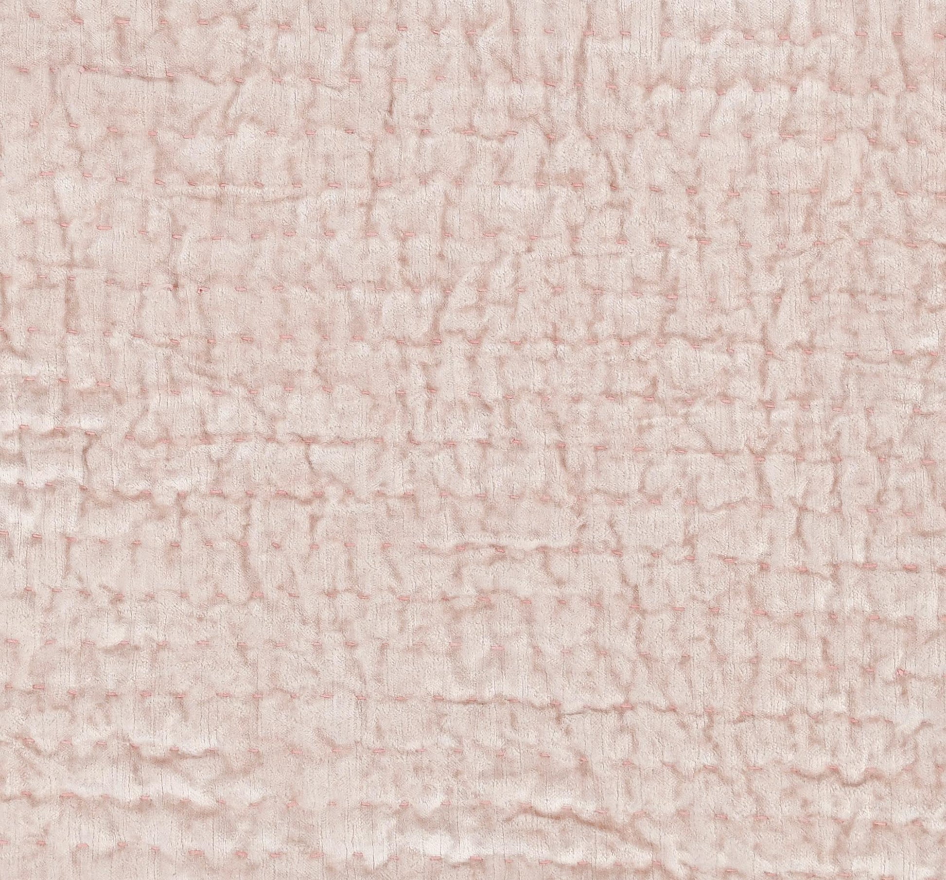 Bari Velvet Quilt Collection - Bliss Pink - King / Set