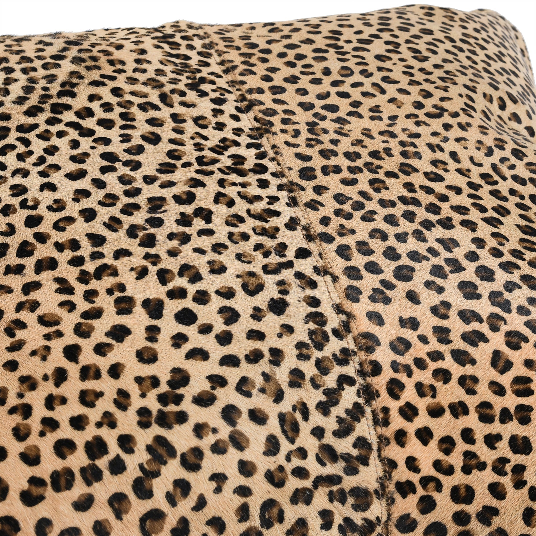 DV Leopard Hide Multiple Sizes - Camel/Black - 20"x20"