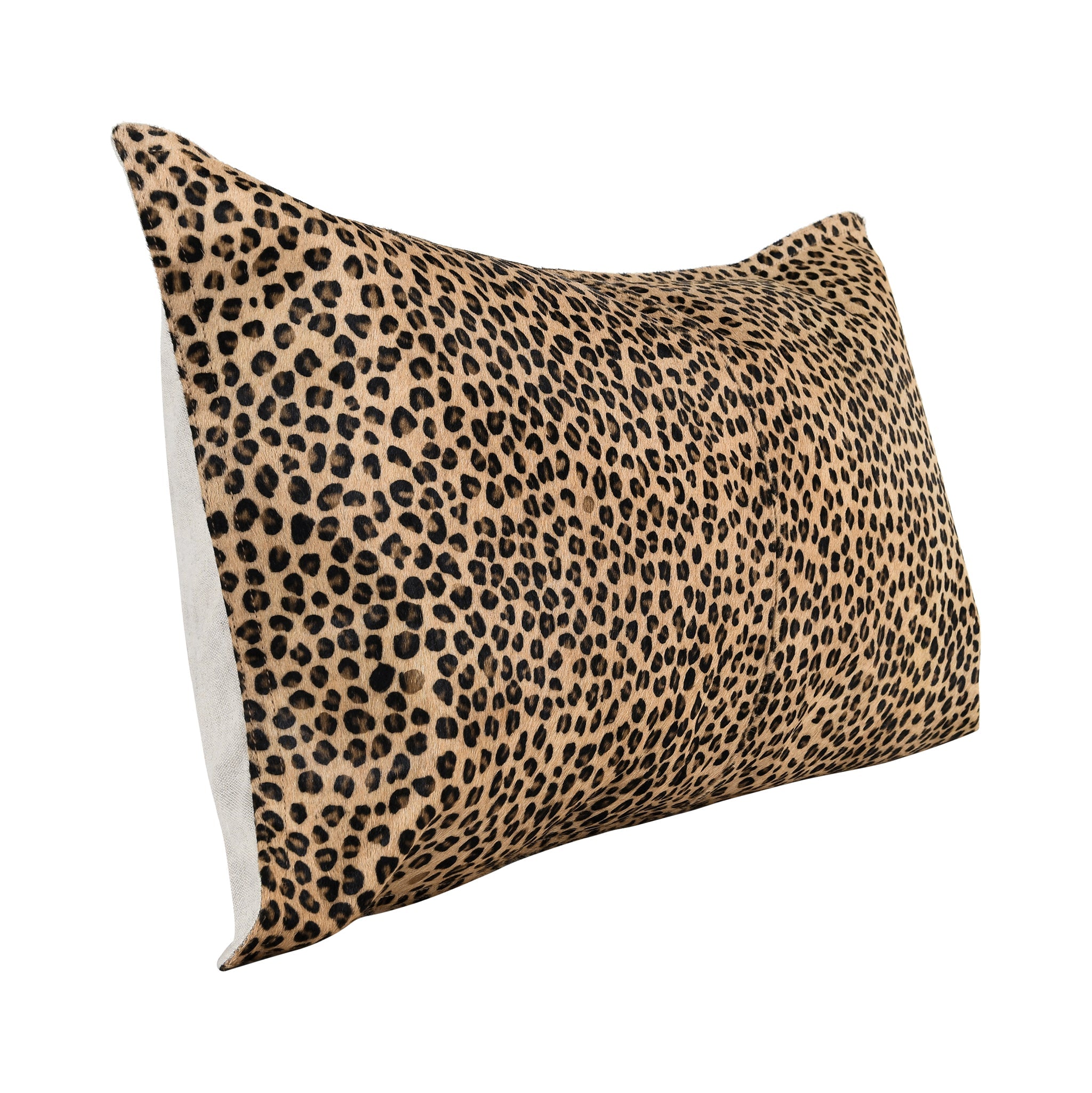 DV Leopard Hide Multiple Sizes - Camel/Black - 20"x20"