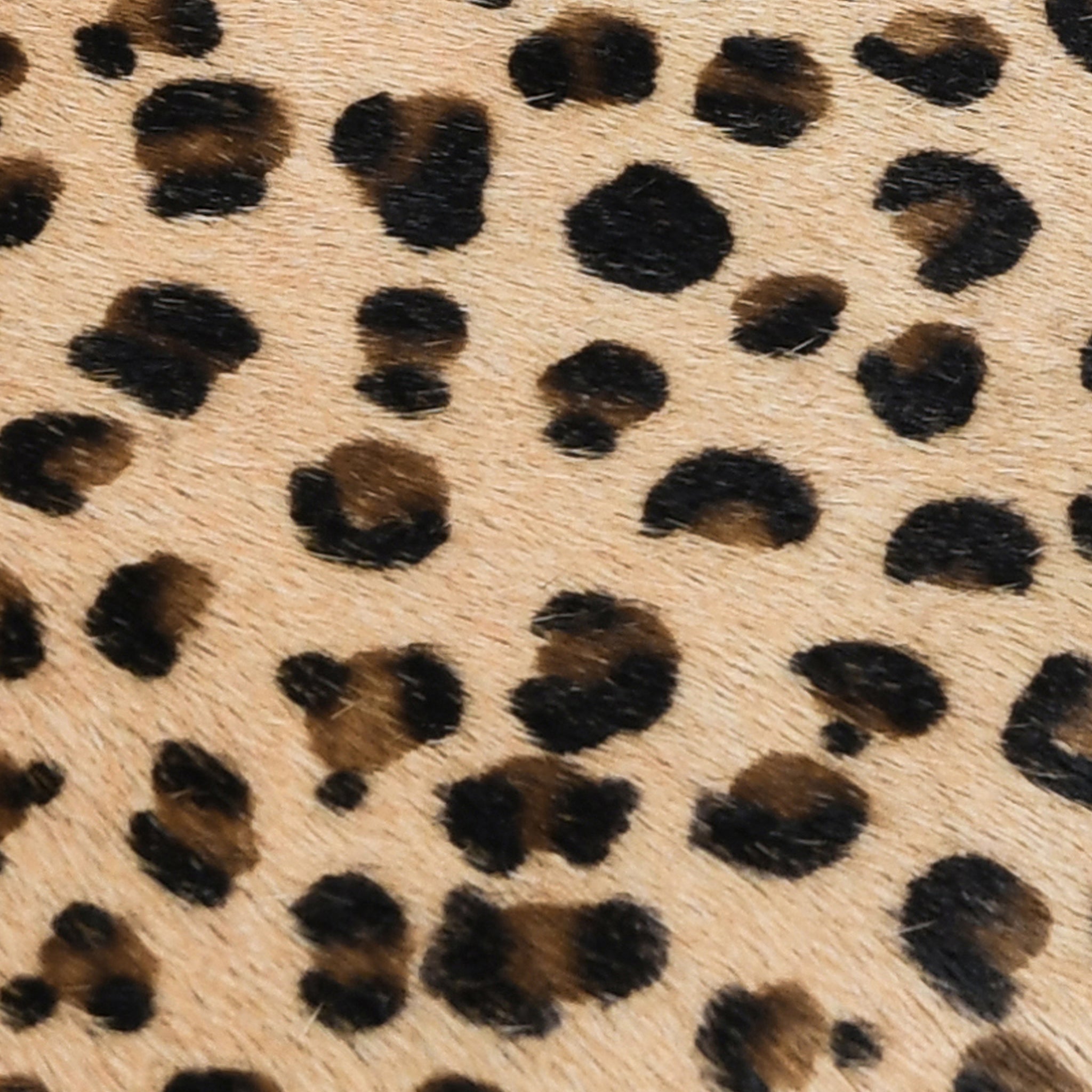 DV Leopard Hide Multiple Sizes - Camel/Black - 20"x20"