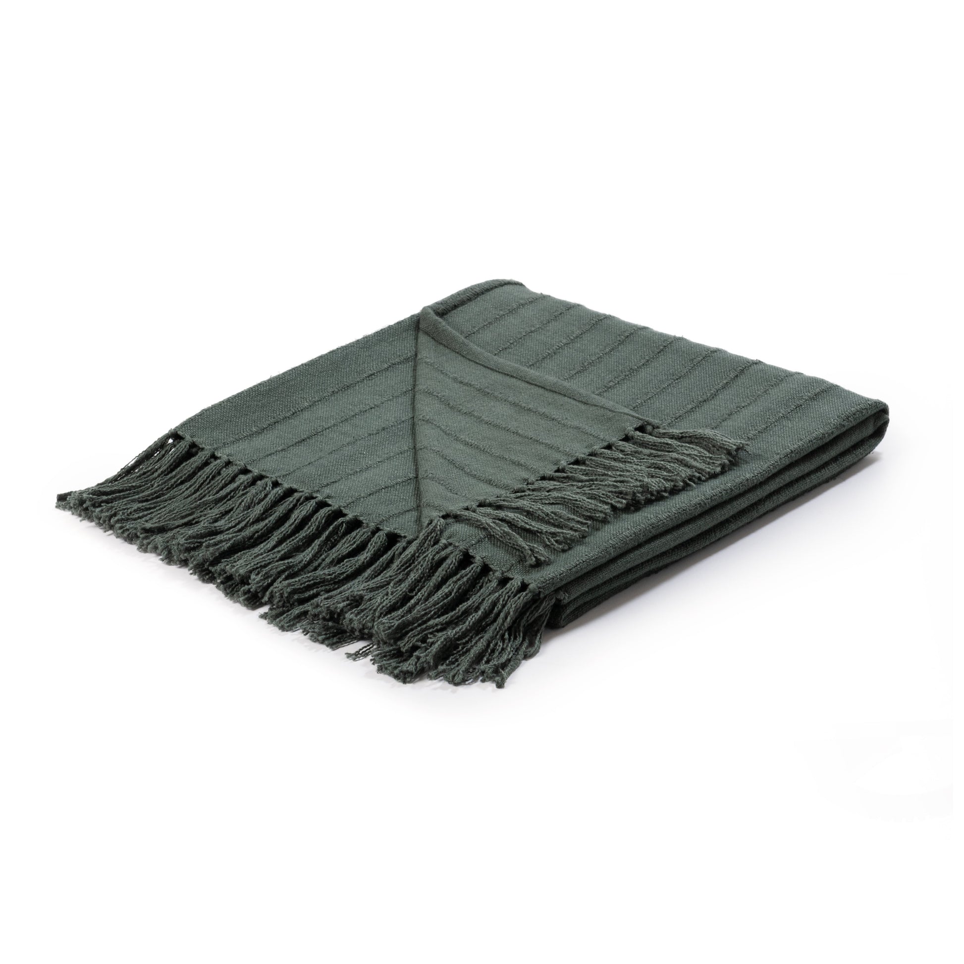 TC Hunter 50x70 Throw - Forest Green